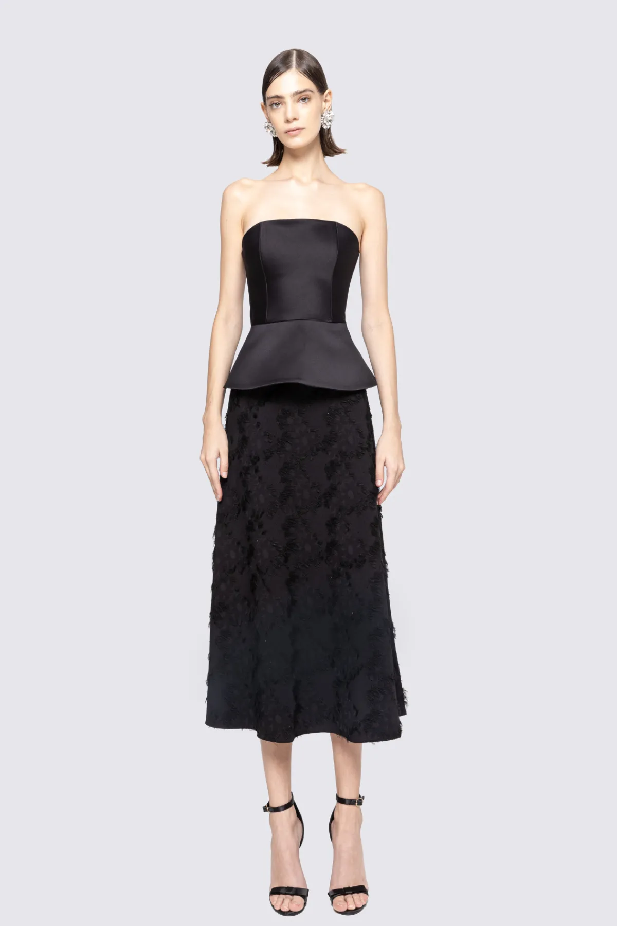 Sale Embellished jaquard midi skirt Skirts