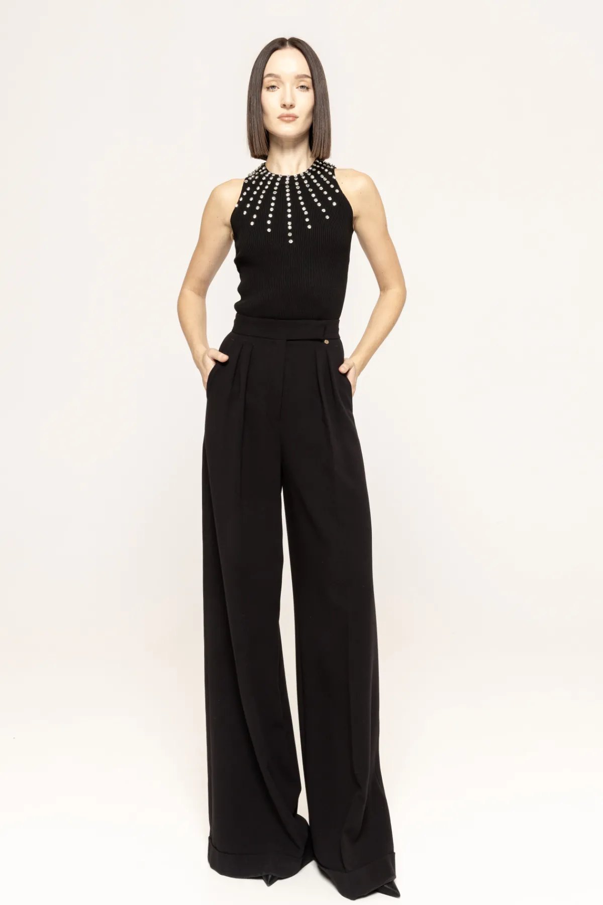 Outlet Embellished knitted top Tops