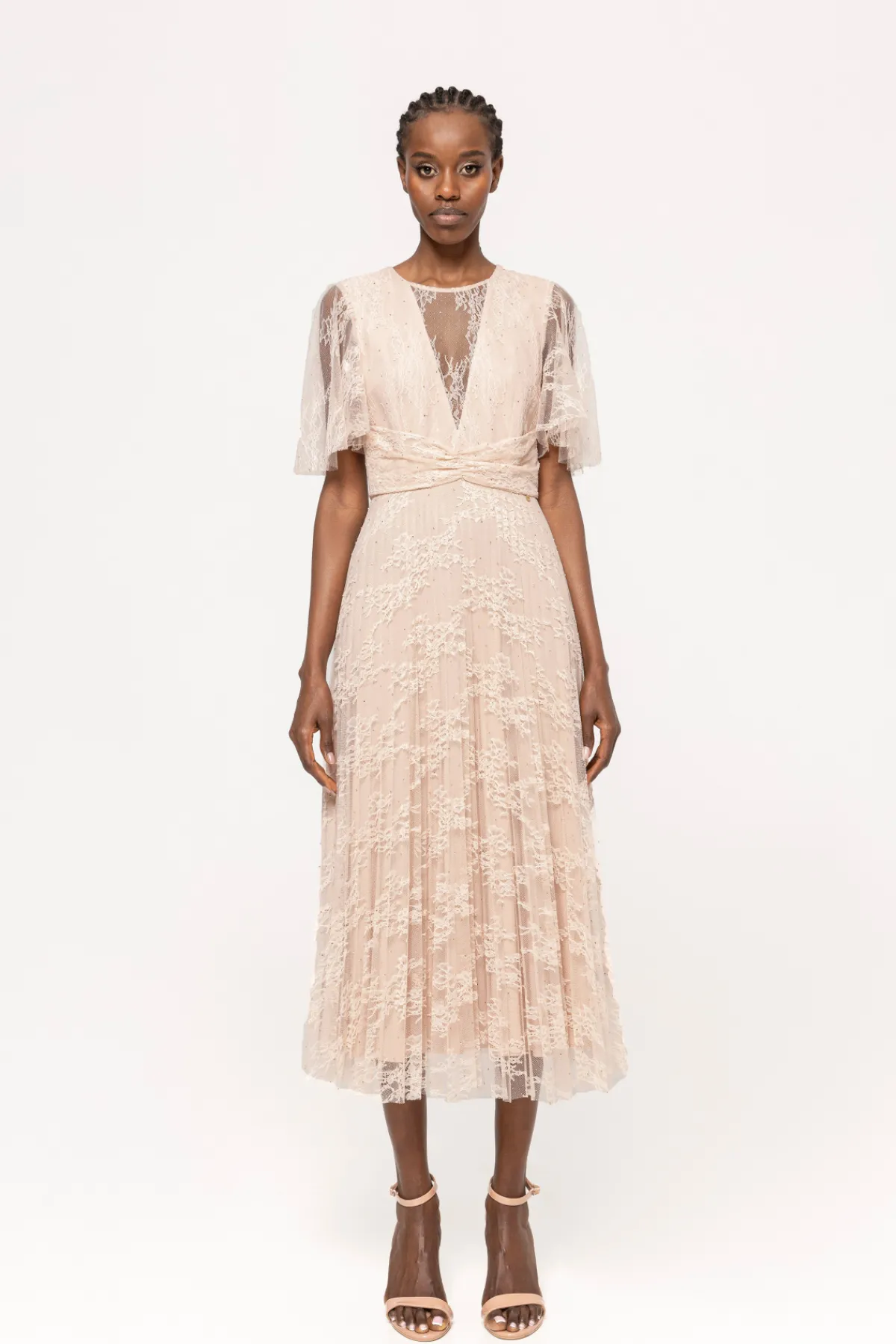Flash Sale Embellished lace midi dress Dresses