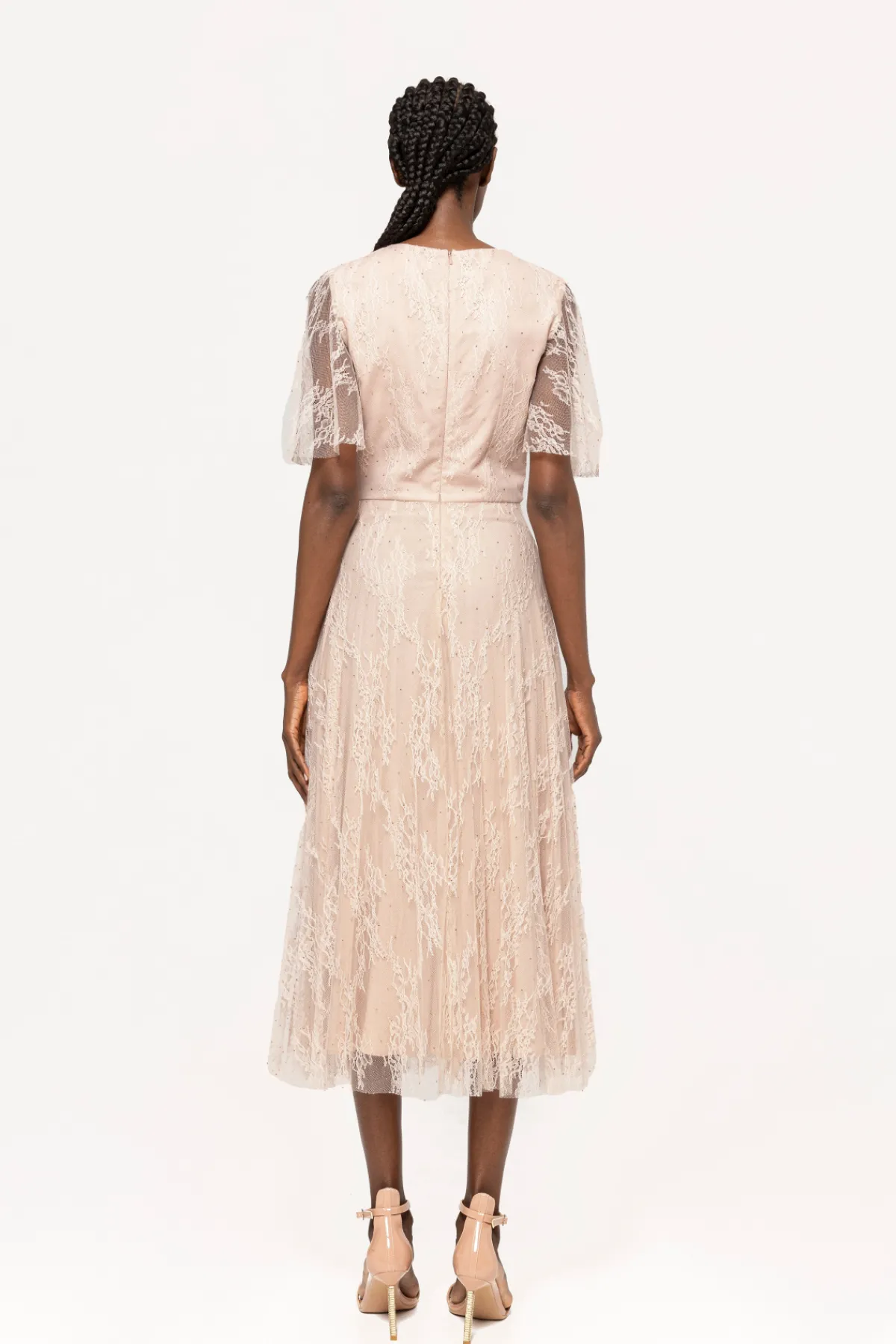 Flash Sale Embellished lace midi dress Dresses