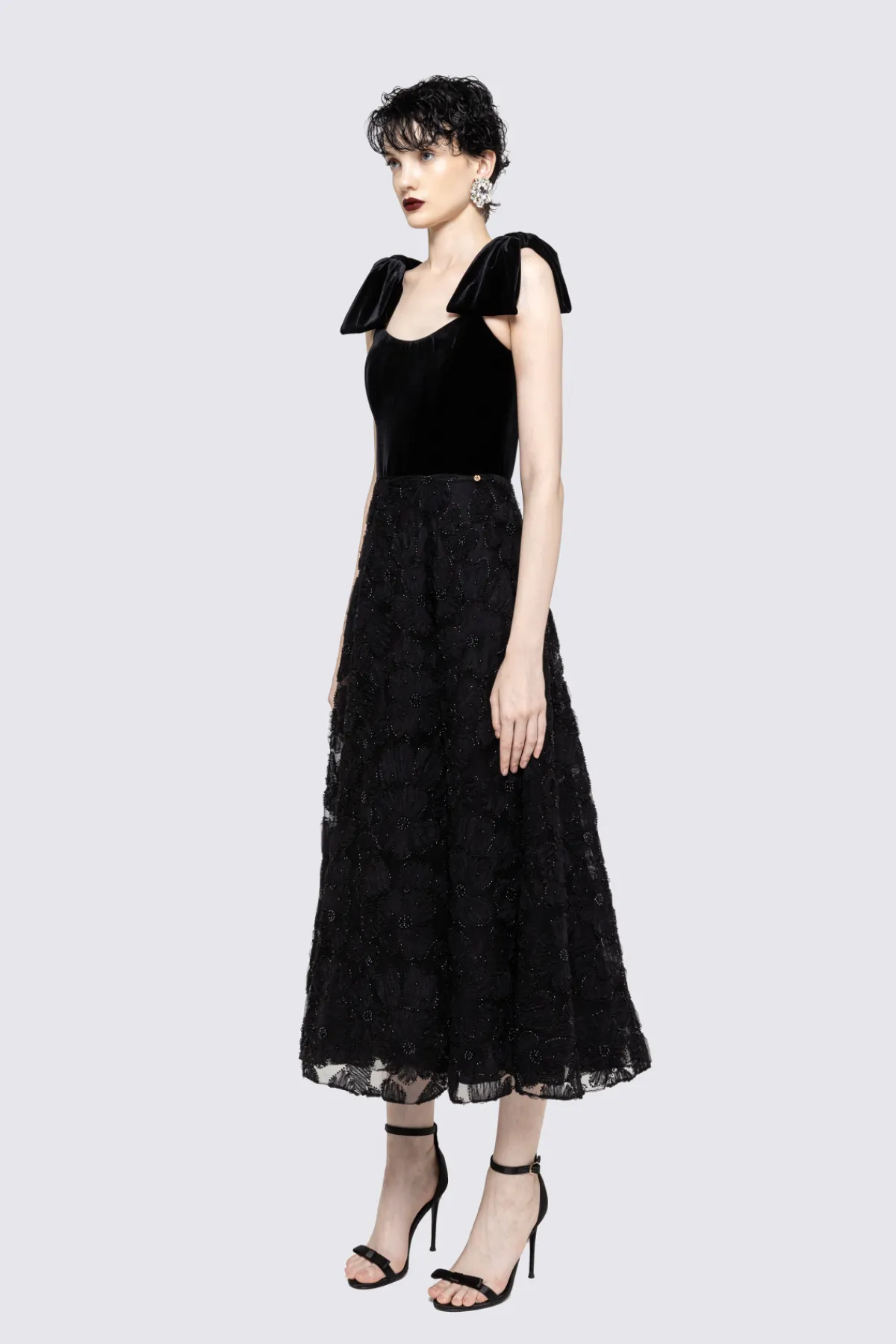 Cheap Embellished lace midi dress Dresses