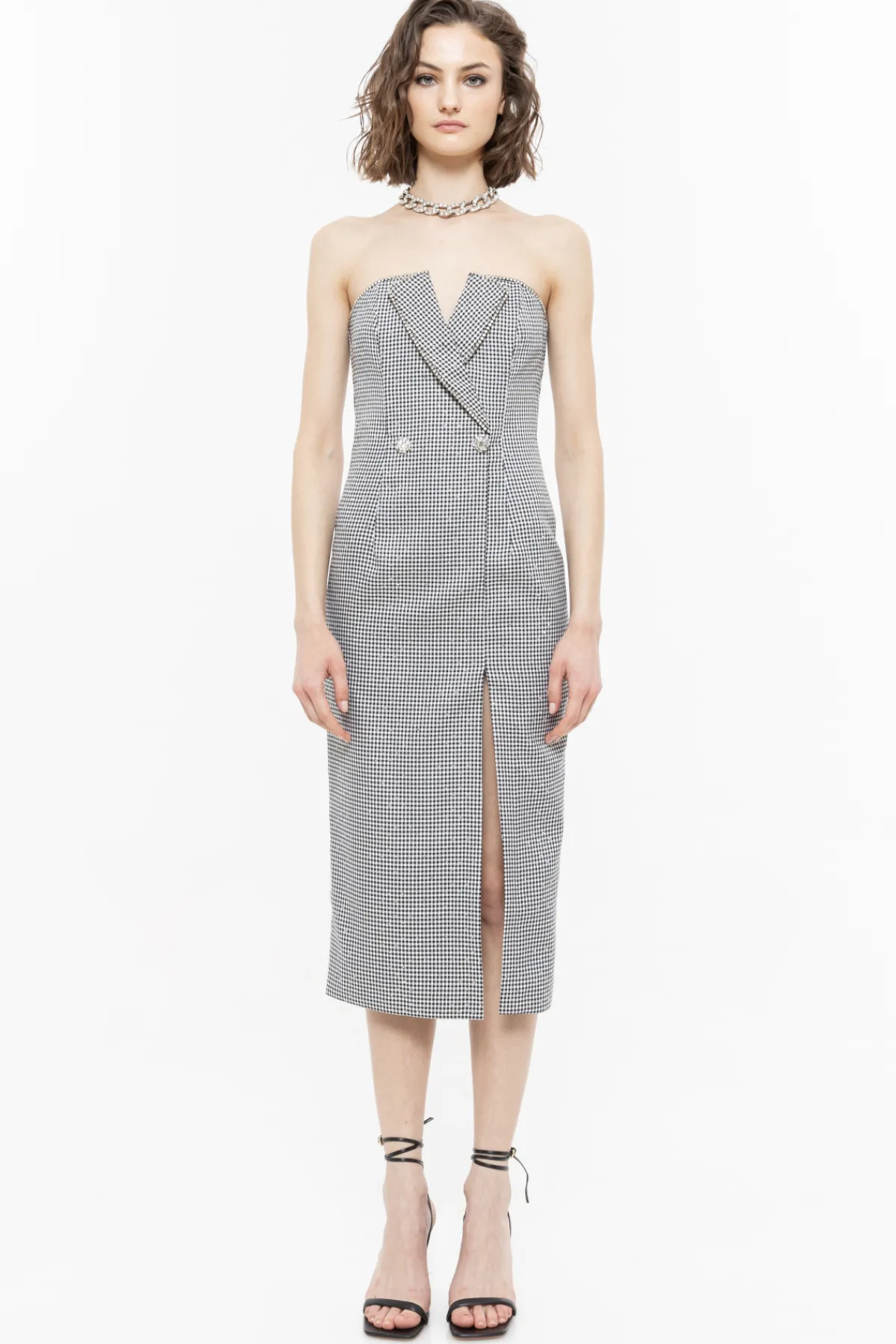 Shop Embellished midi dress Dresses
