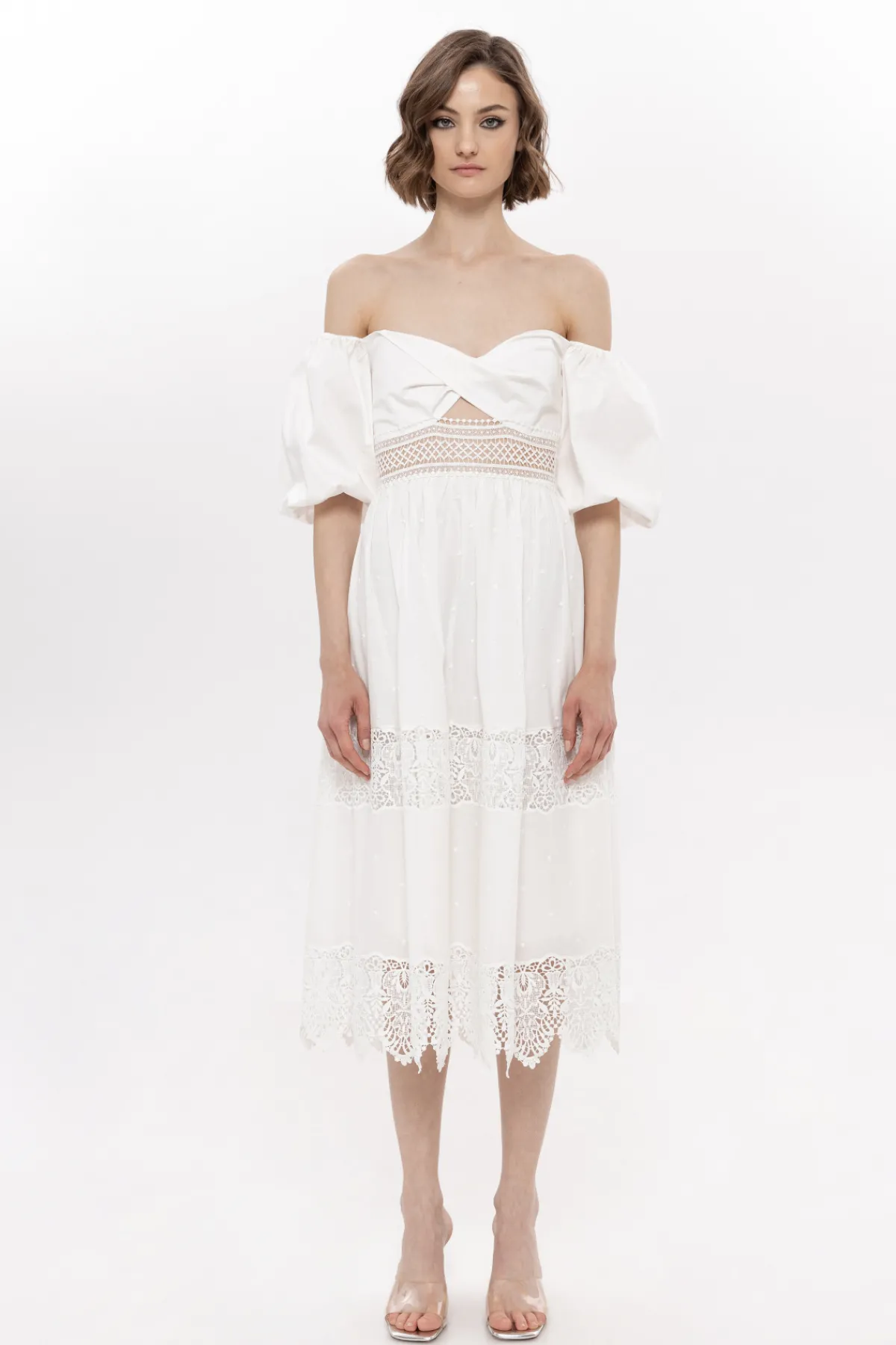 Cheap Embroderied cotton dress Dresses