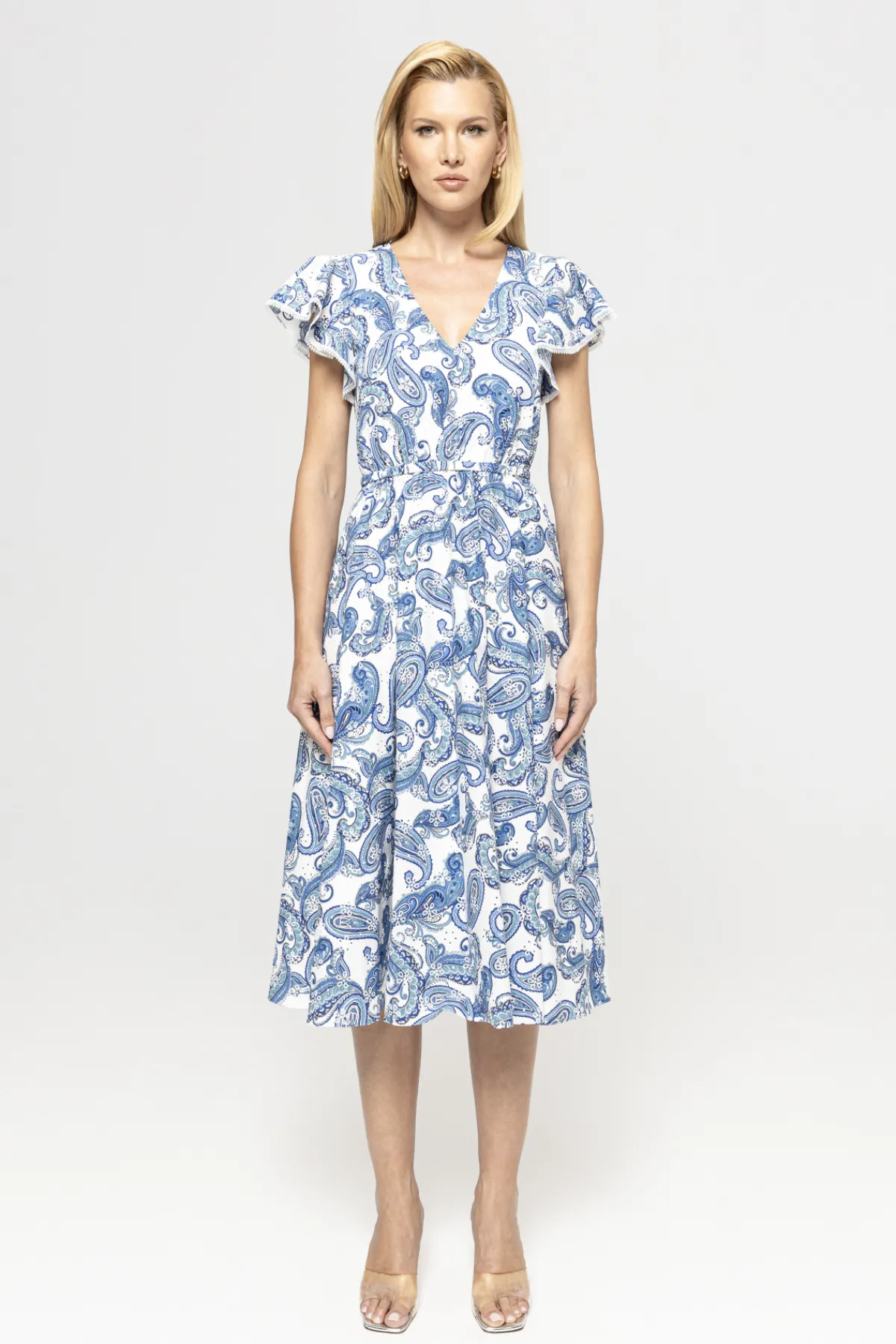 Cheap Embroidered cotton midi dress Dresses