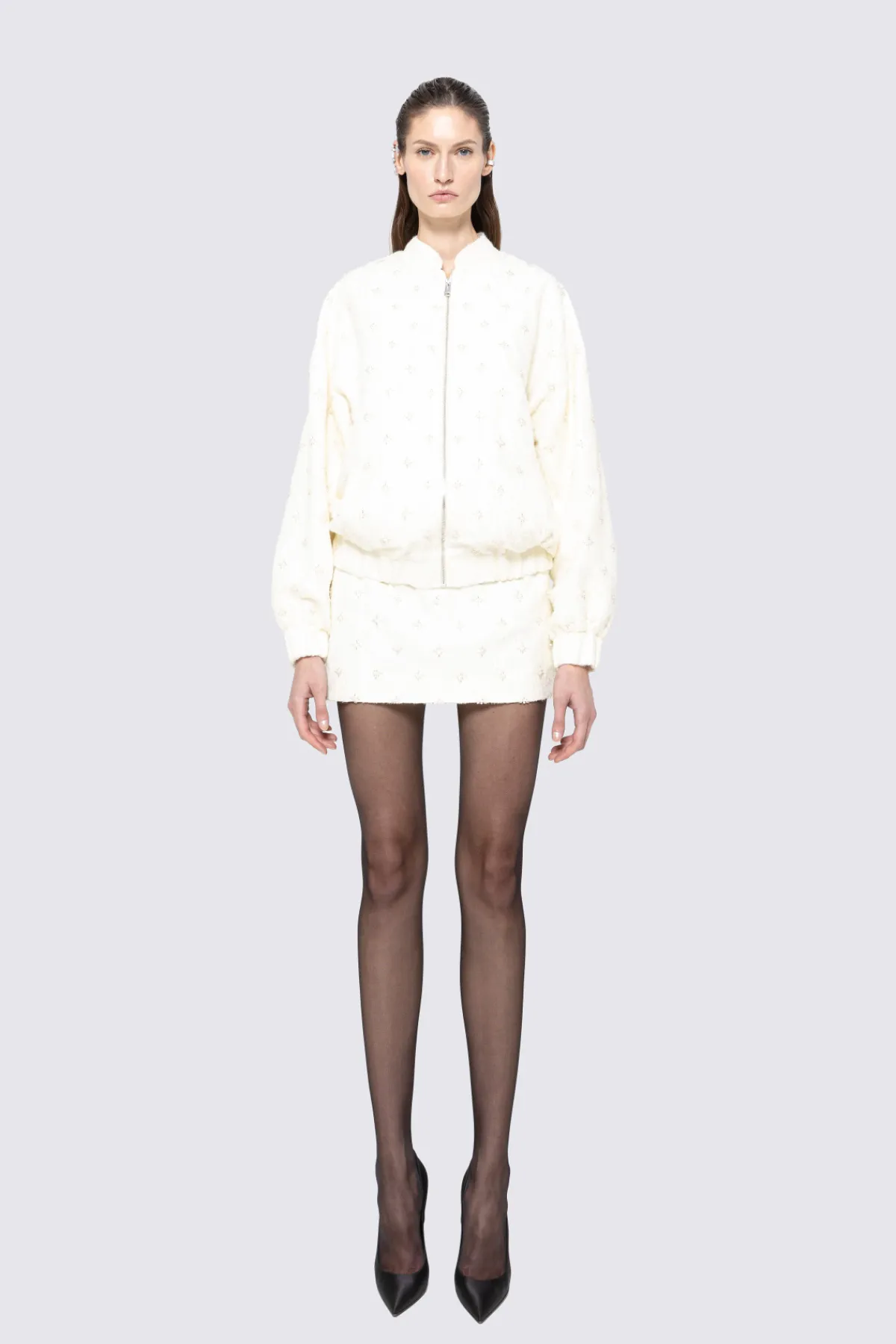 Cheap Embroidered jacquard mini skirt Skirts
