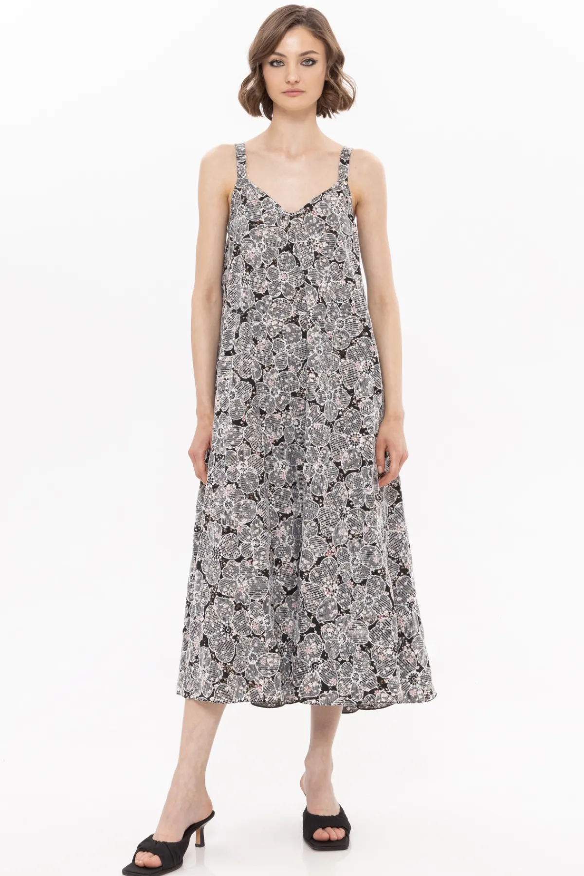 Cheap Embroidered midi dress Dresses