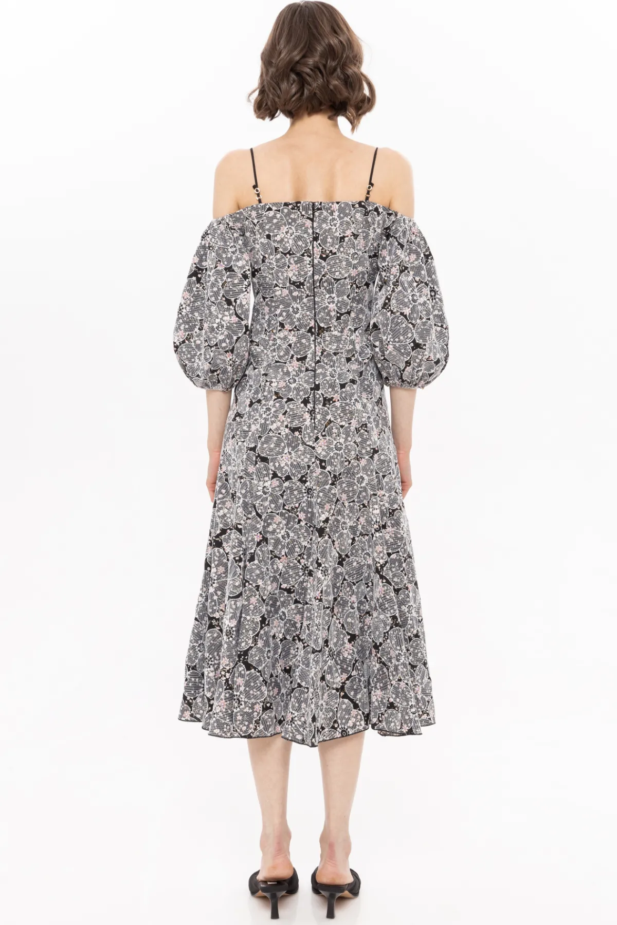 Shop Embroidered midi dress Dresses