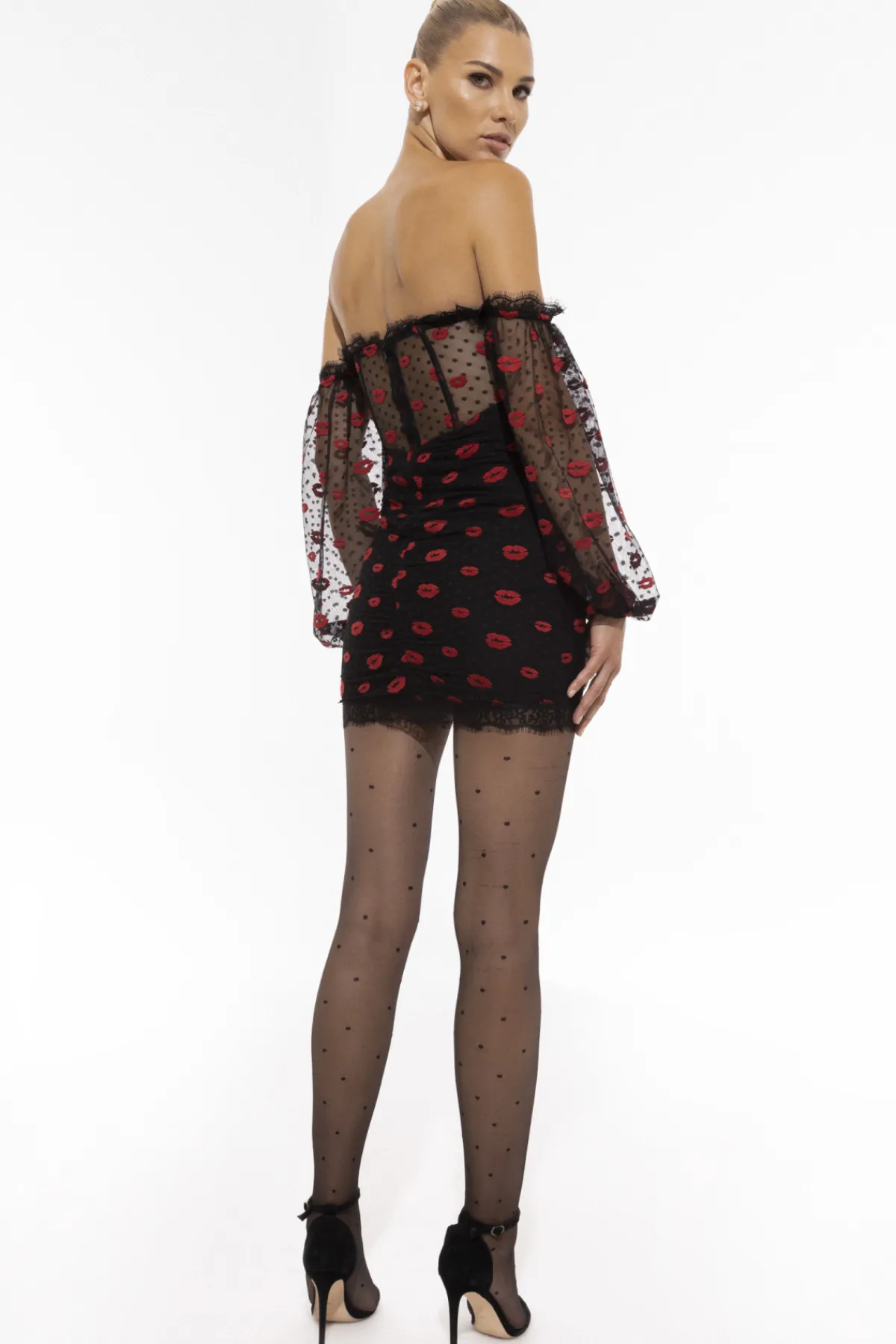 Fashion Embroidered tulle dress Dresses