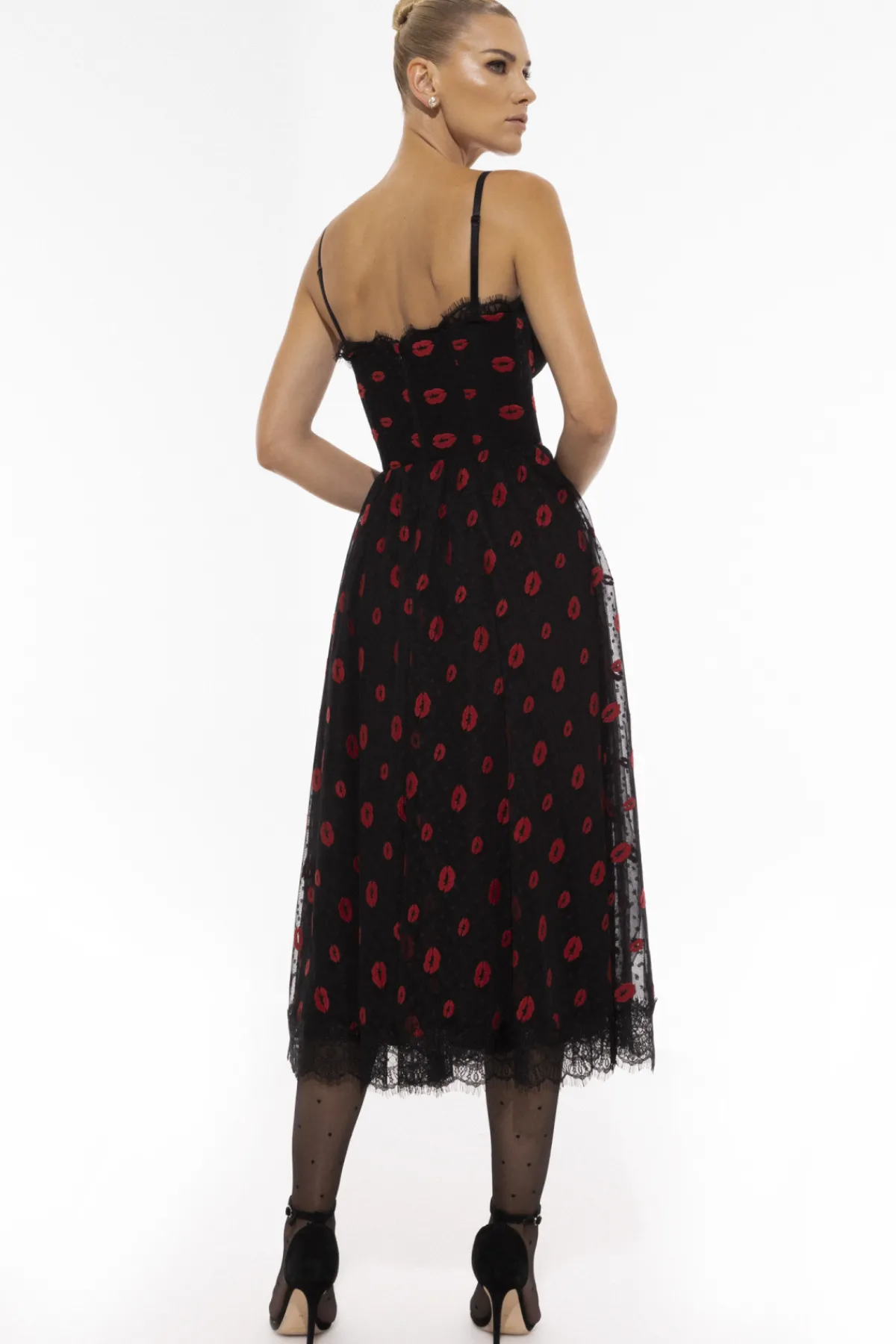 Cheap Embroidered tulle dress Dresses