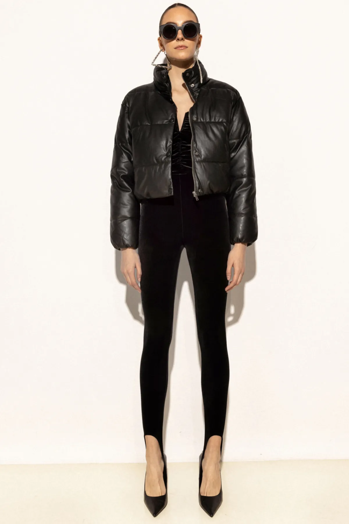 Best Sale Faux leather padded jacket Jackets | Leather