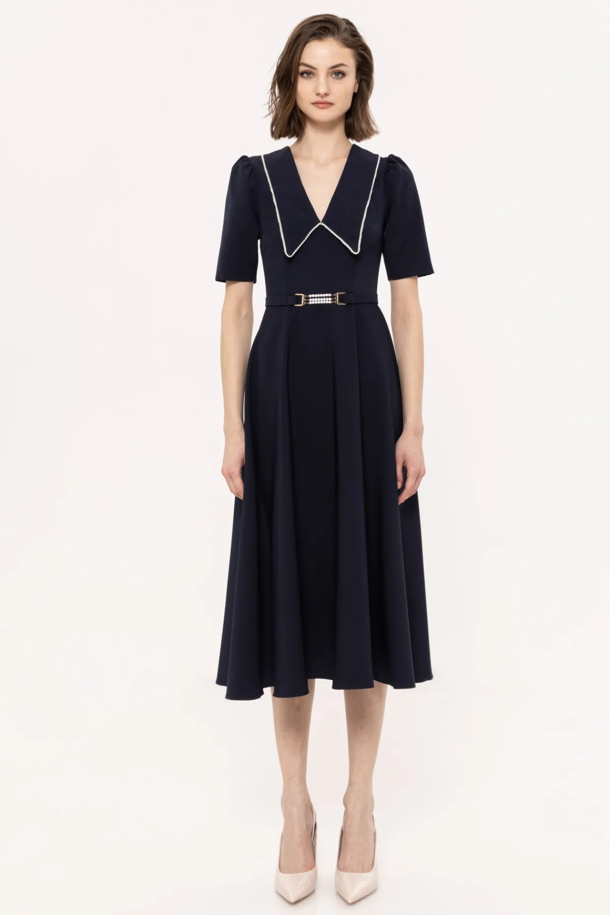 Outlet Faux pearl-embellished dress Dresses