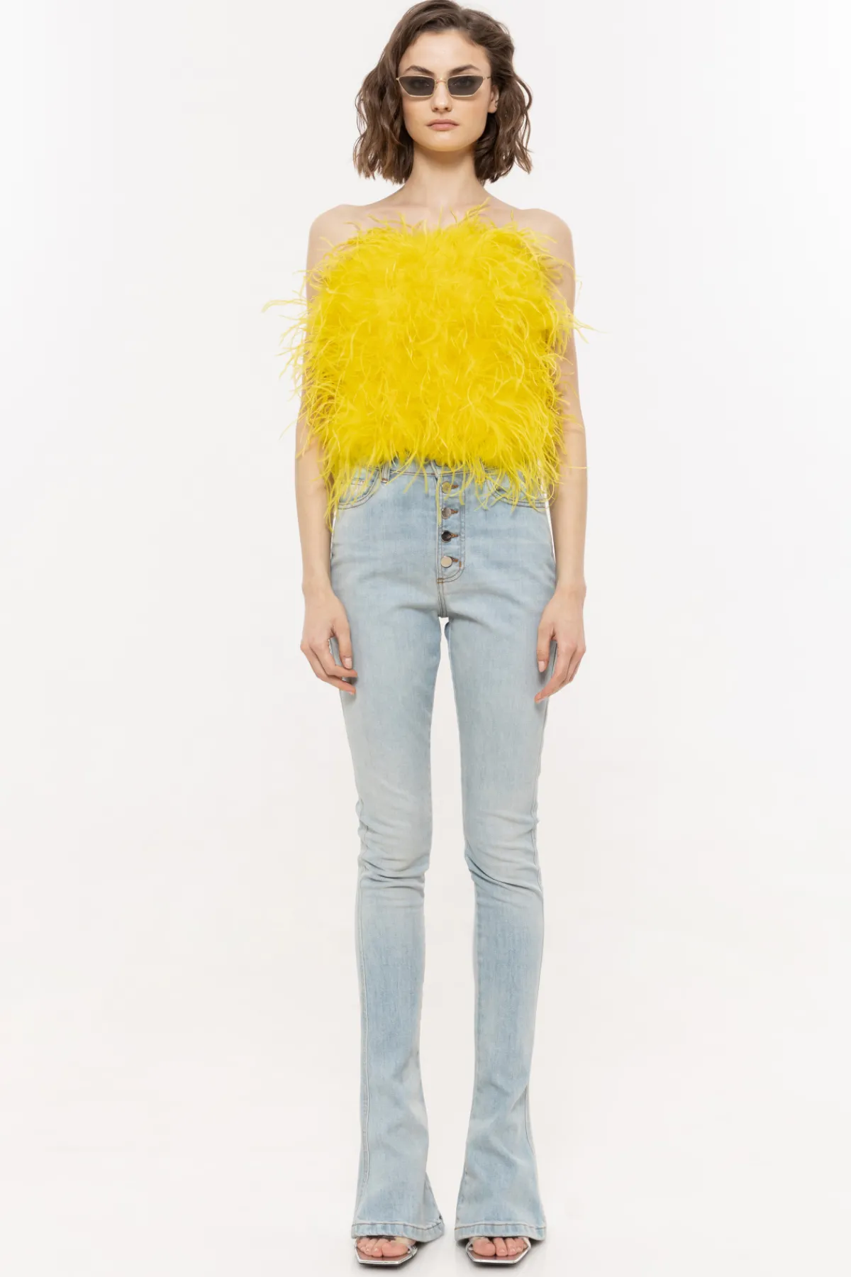 Store Feather top Tops