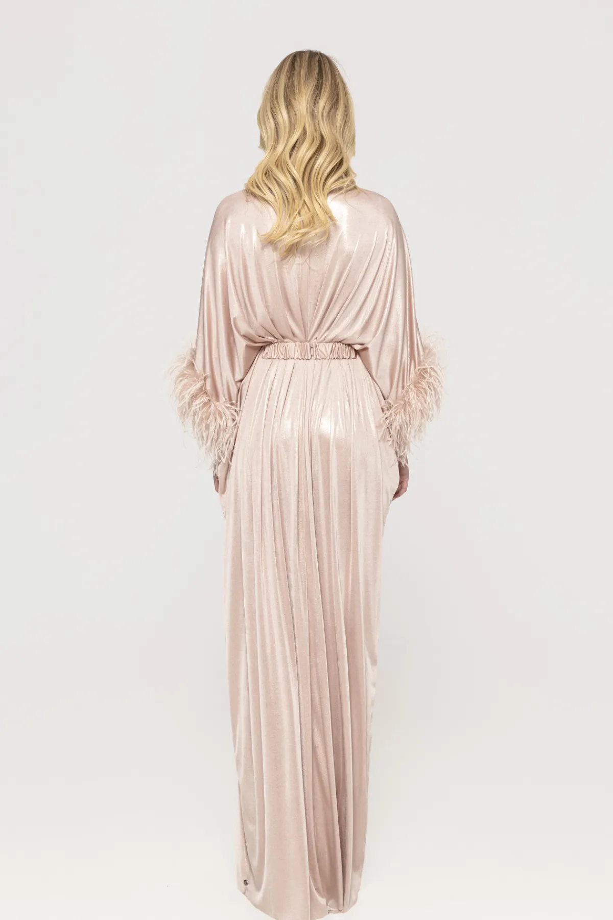 Best Sale Feather trimmed maxi dress Dresses