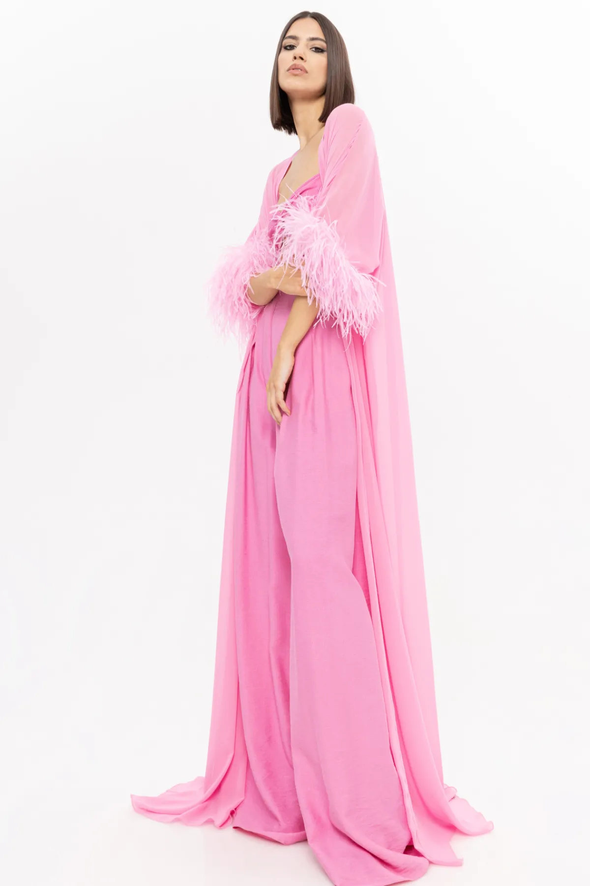 Cheap Feather-trim coat Jackets
