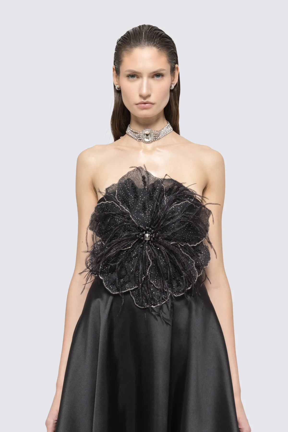 Outlet Floral-appliqué maxi dress Dresses