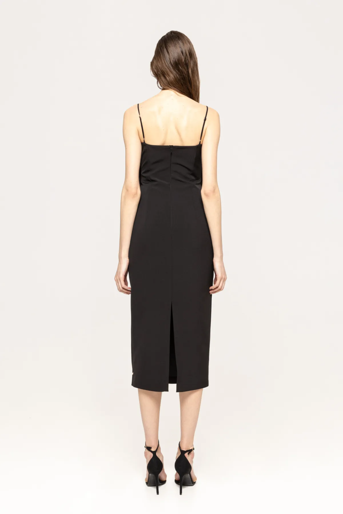 Flash Sale Floral-appliqué midi dress Dresses