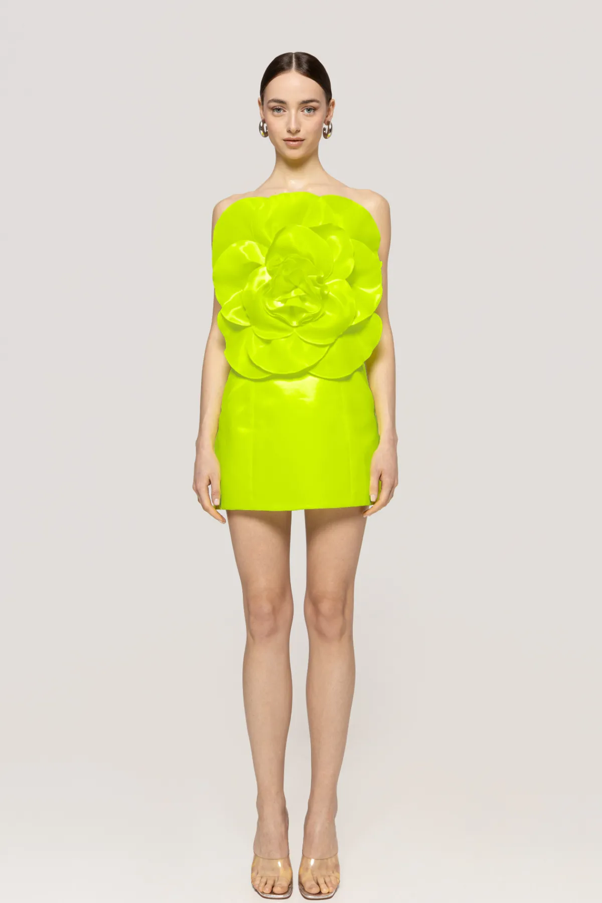 New Floral-appliqué taffeta mini dress Dresses