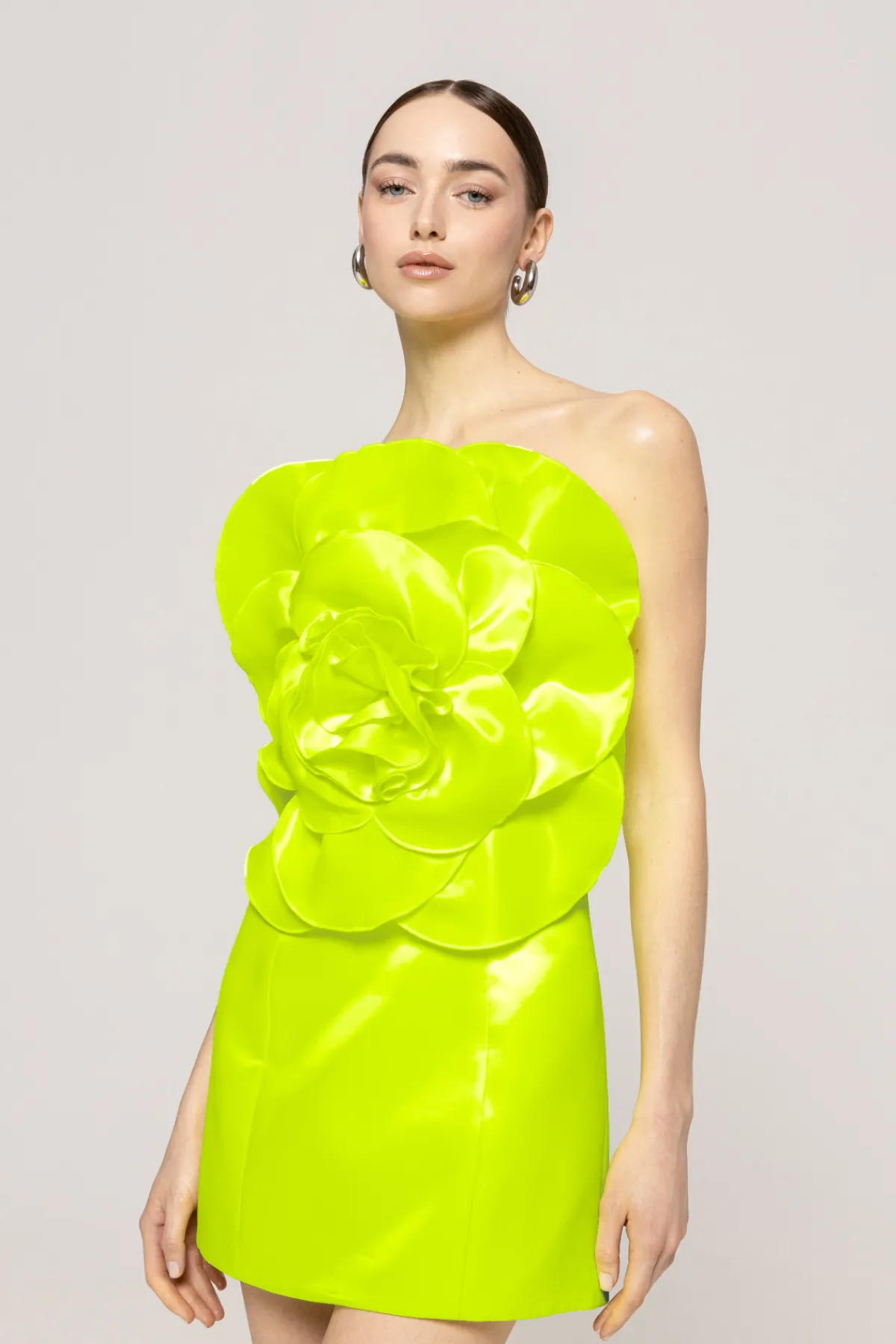 New Floral-appliqué taffeta mini dress Dresses