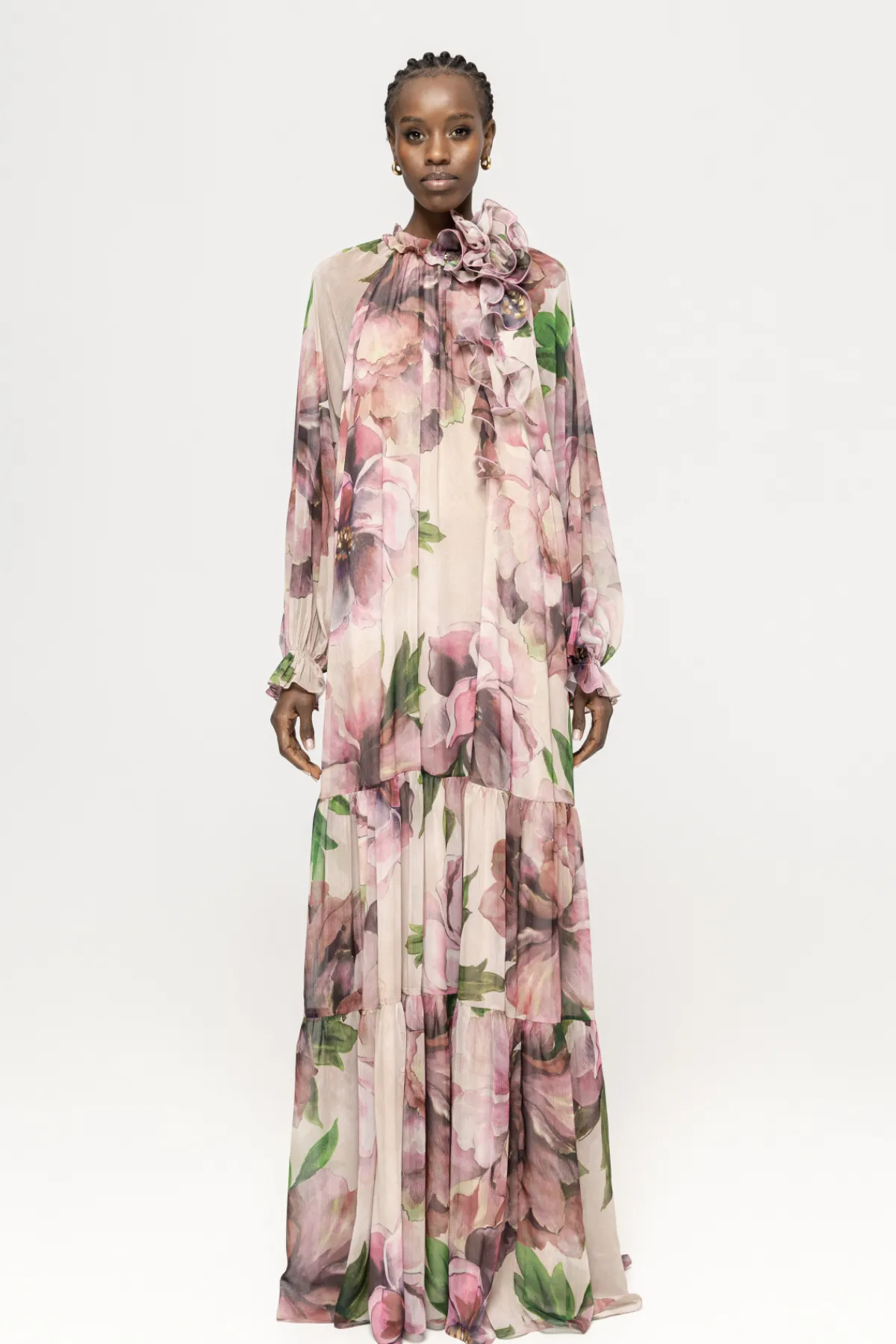 Discount Floral-detail maxi dress Dresses
