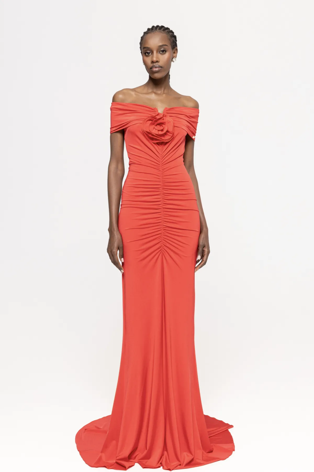 Shop Floral-detail maxi dress Dresses
