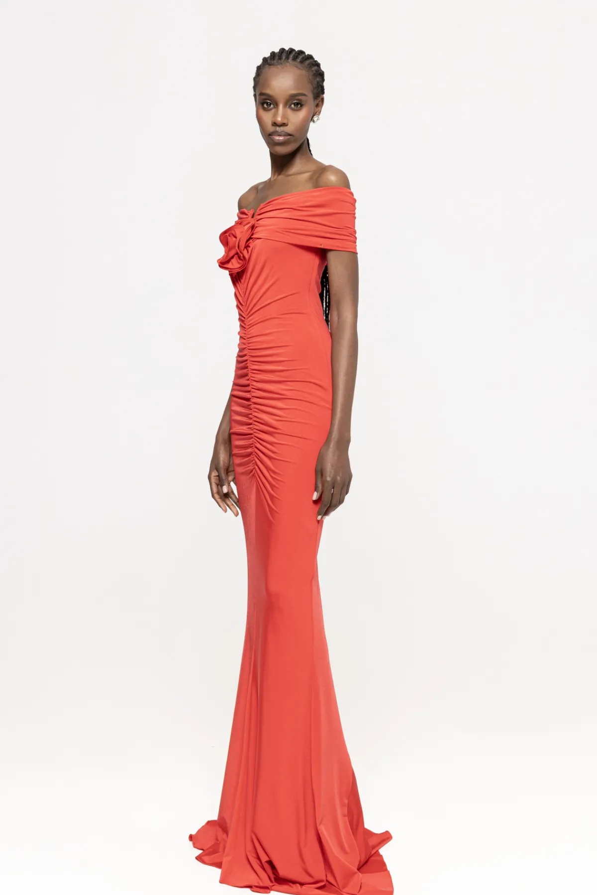 Shop Floral-detail maxi dress Dresses