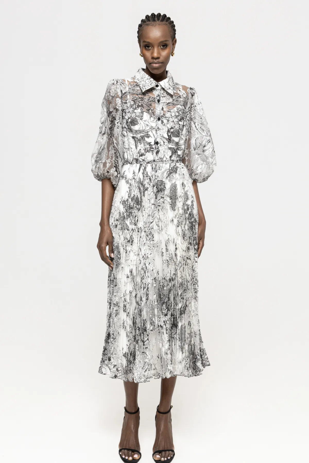 Best Sale Floral- organza dress Dresses