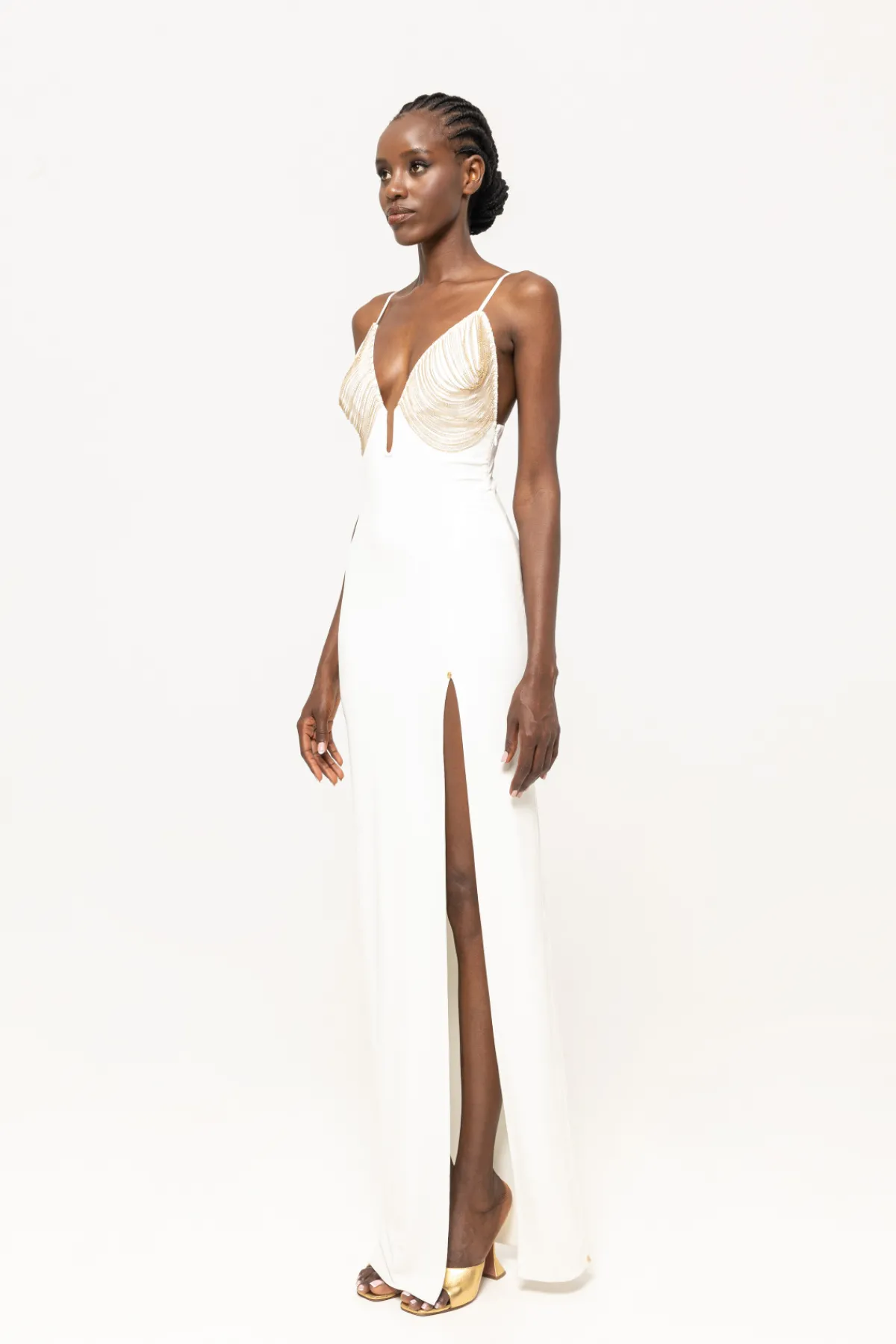 Hot Fringe-detail maxi dress Dresses