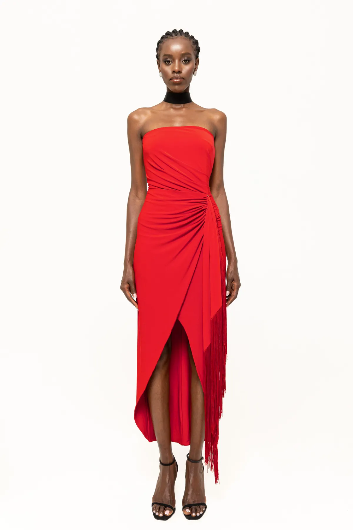 Sale Fringe-detail maxi dress Dresses