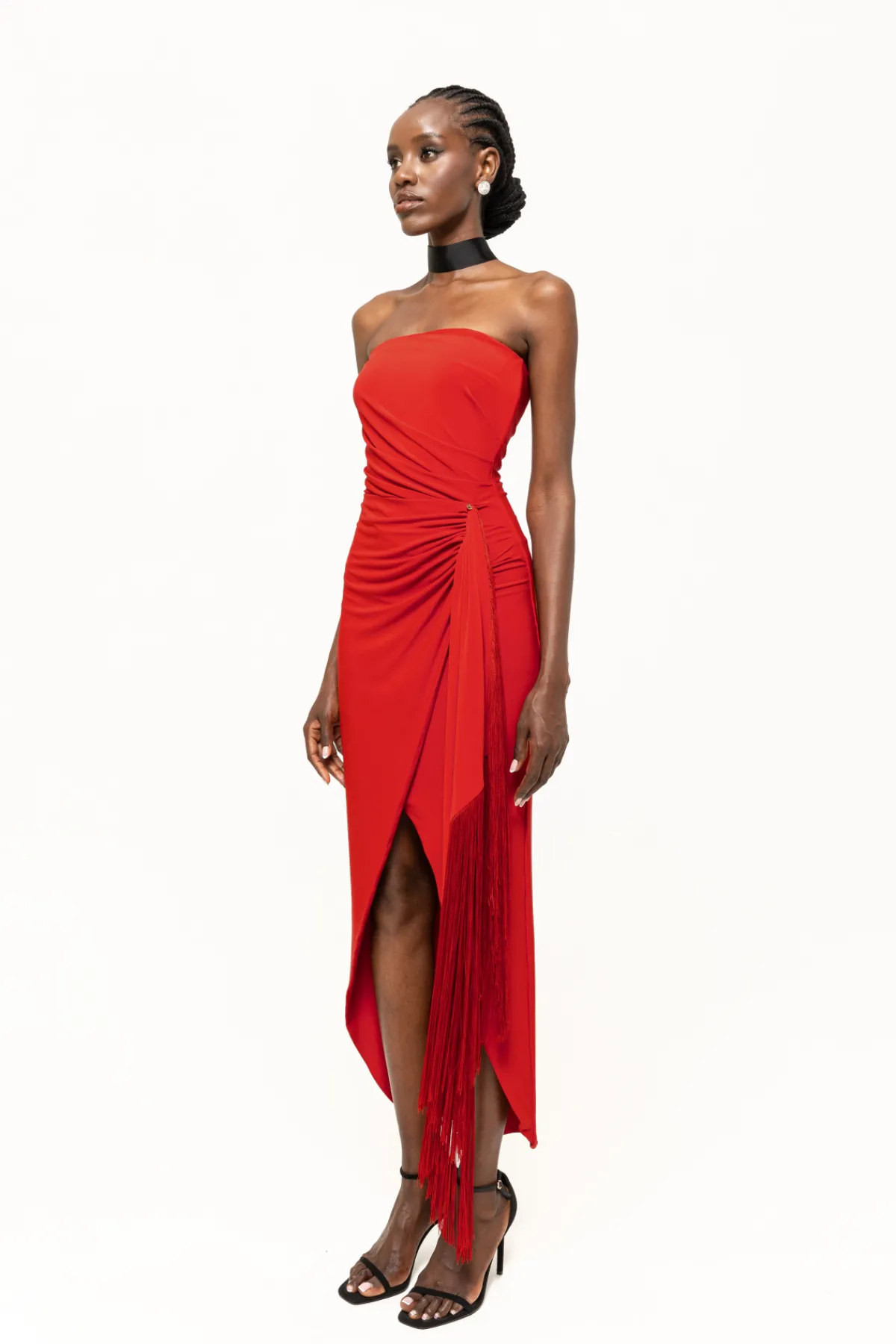 Sale Fringe-detail maxi dress Dresses