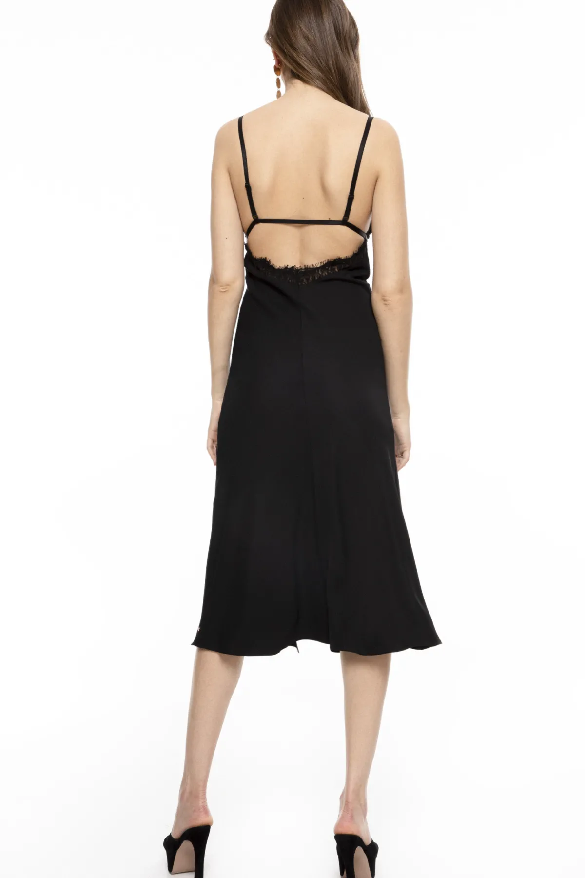 Hot Front slit midi dress Dresses