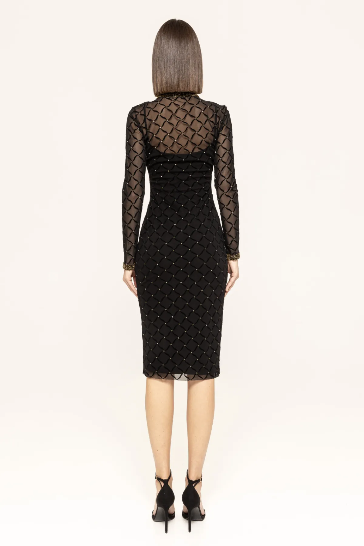 Outlet Glitter detail tulle dress Dresses