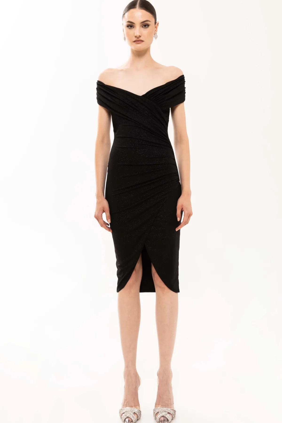 Best Sale Glittered ruched dress Dresses
