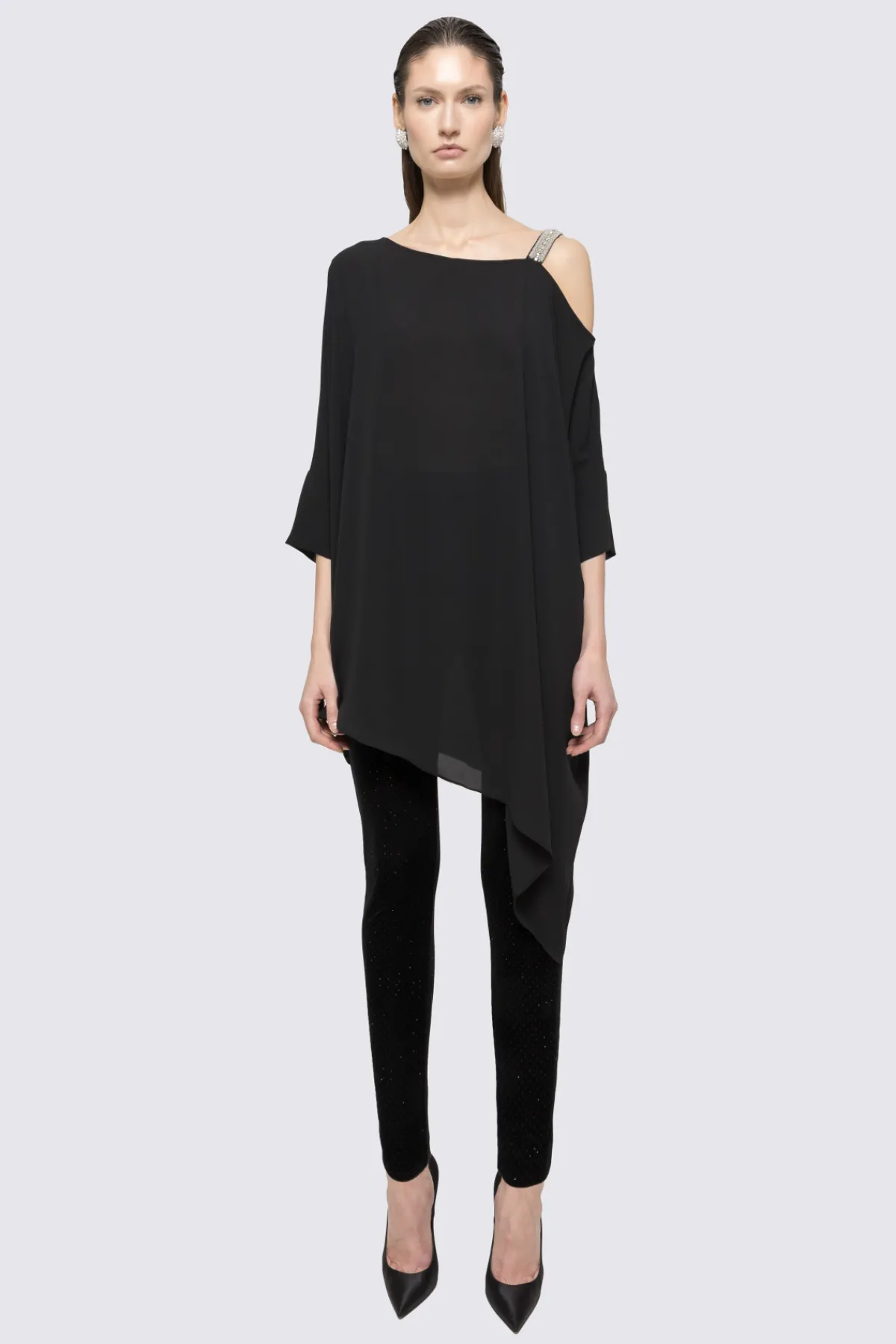 Clearance Glittered velvet leggings Pants