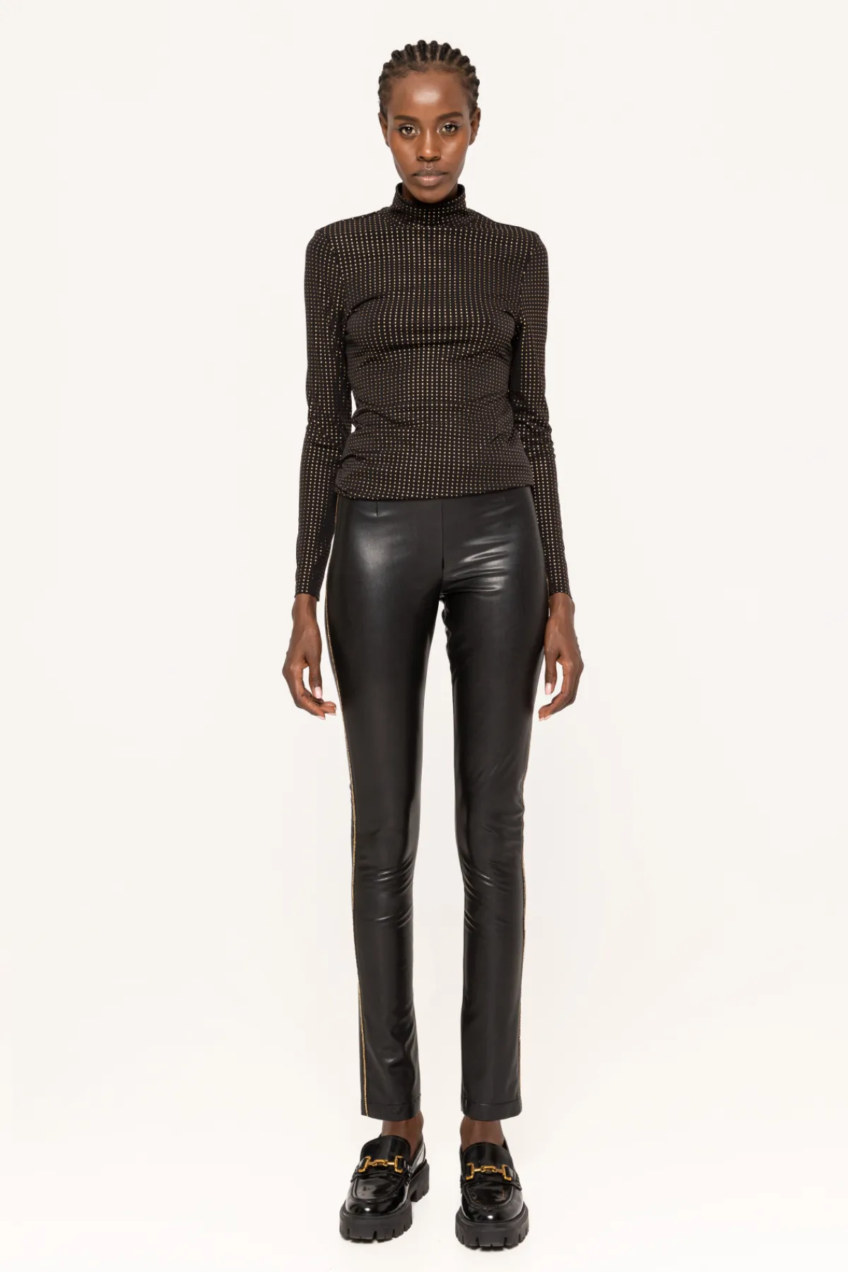 Flash Sale High waisted faux leather leggings Leather | Pants