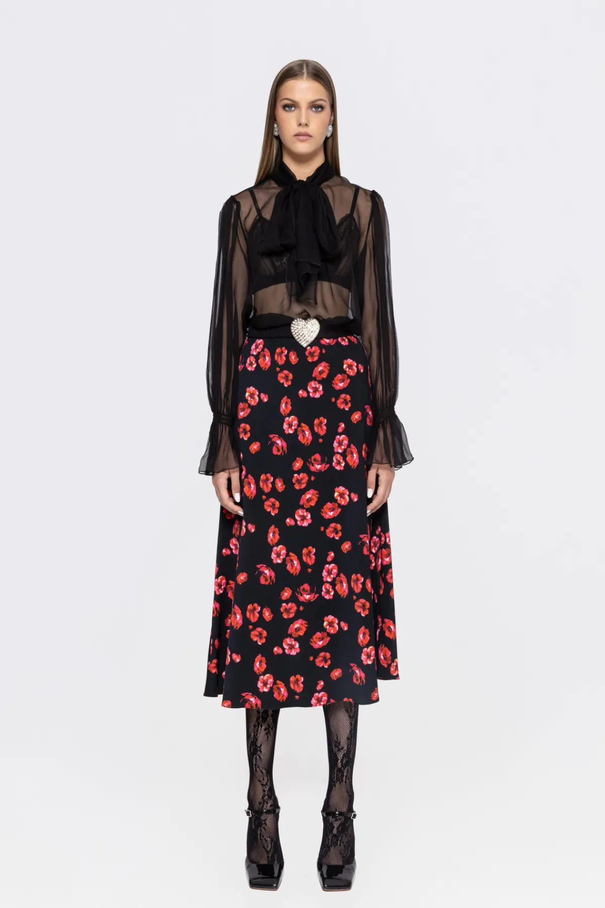 Clearance High waisted midi skirt Skirts