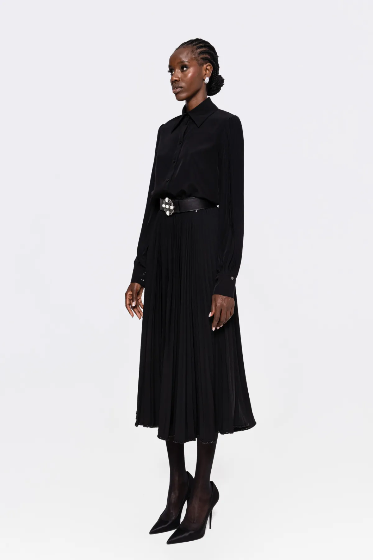 Cheap High waisted pleated skirt Skirts