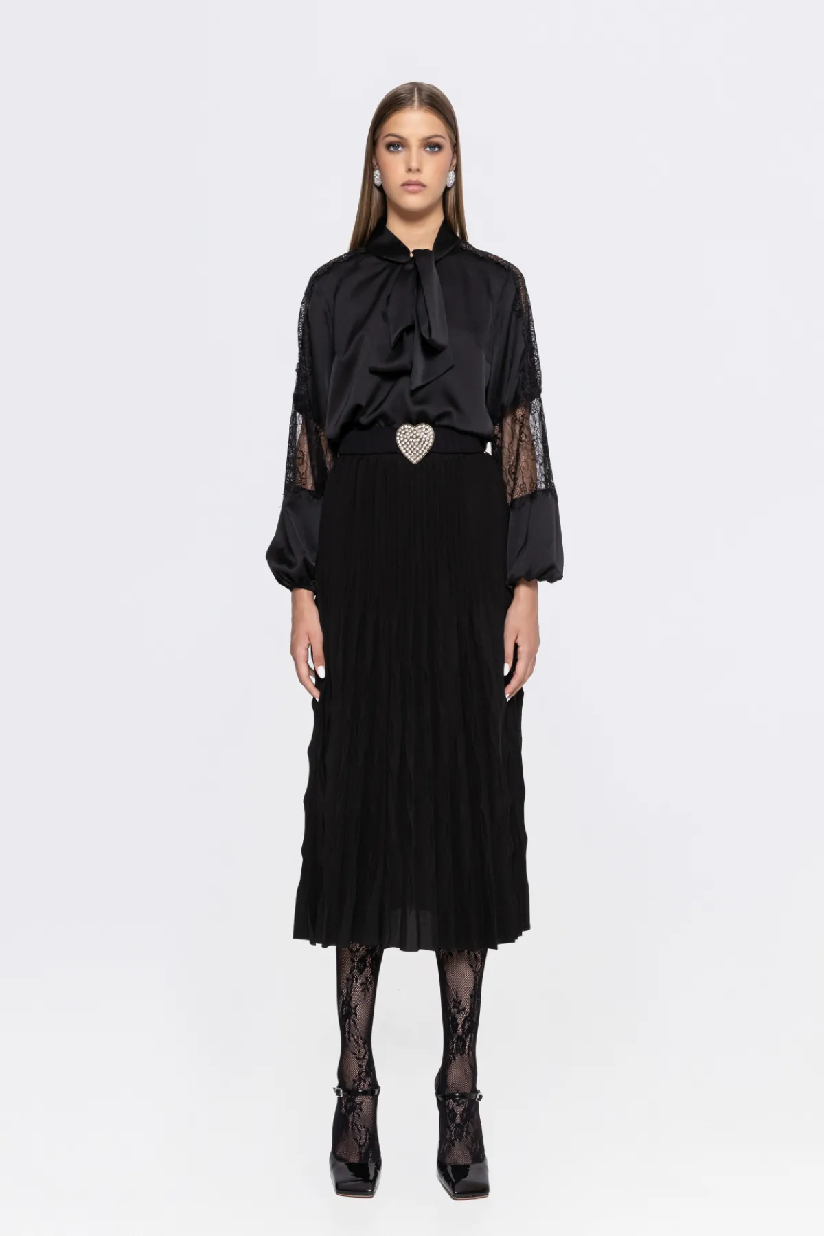 Discount High waisted pleated skirt Skirts