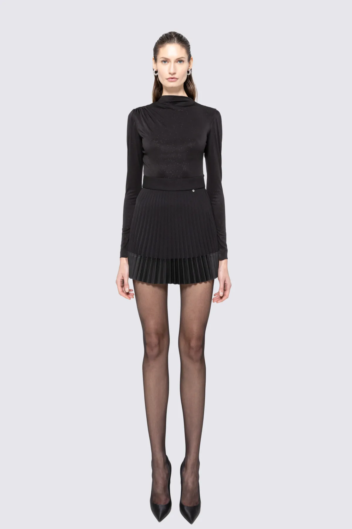 Discount High waisted pleated skirt Skirts