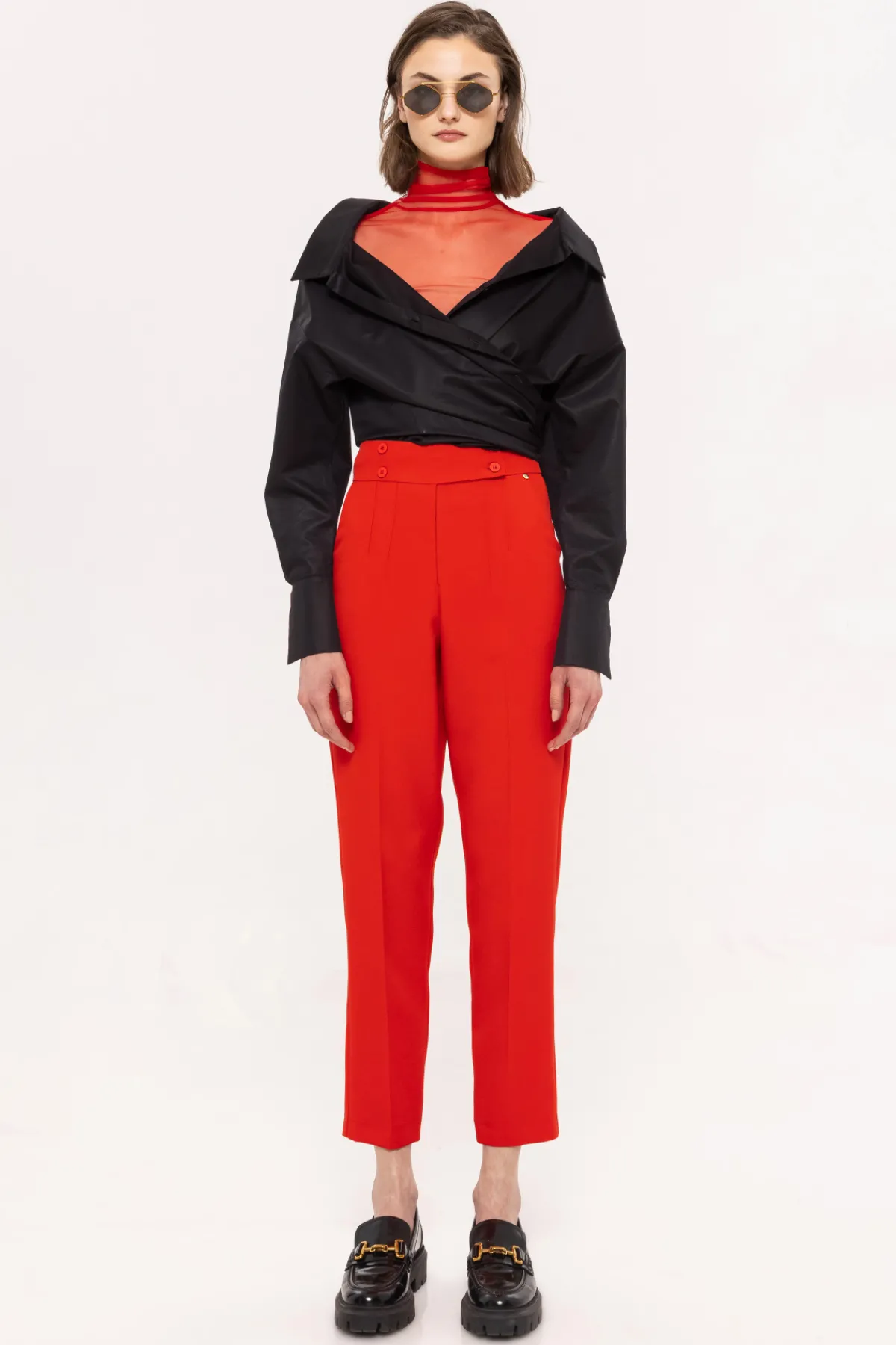 Best Sale High waisted slim pants Pants