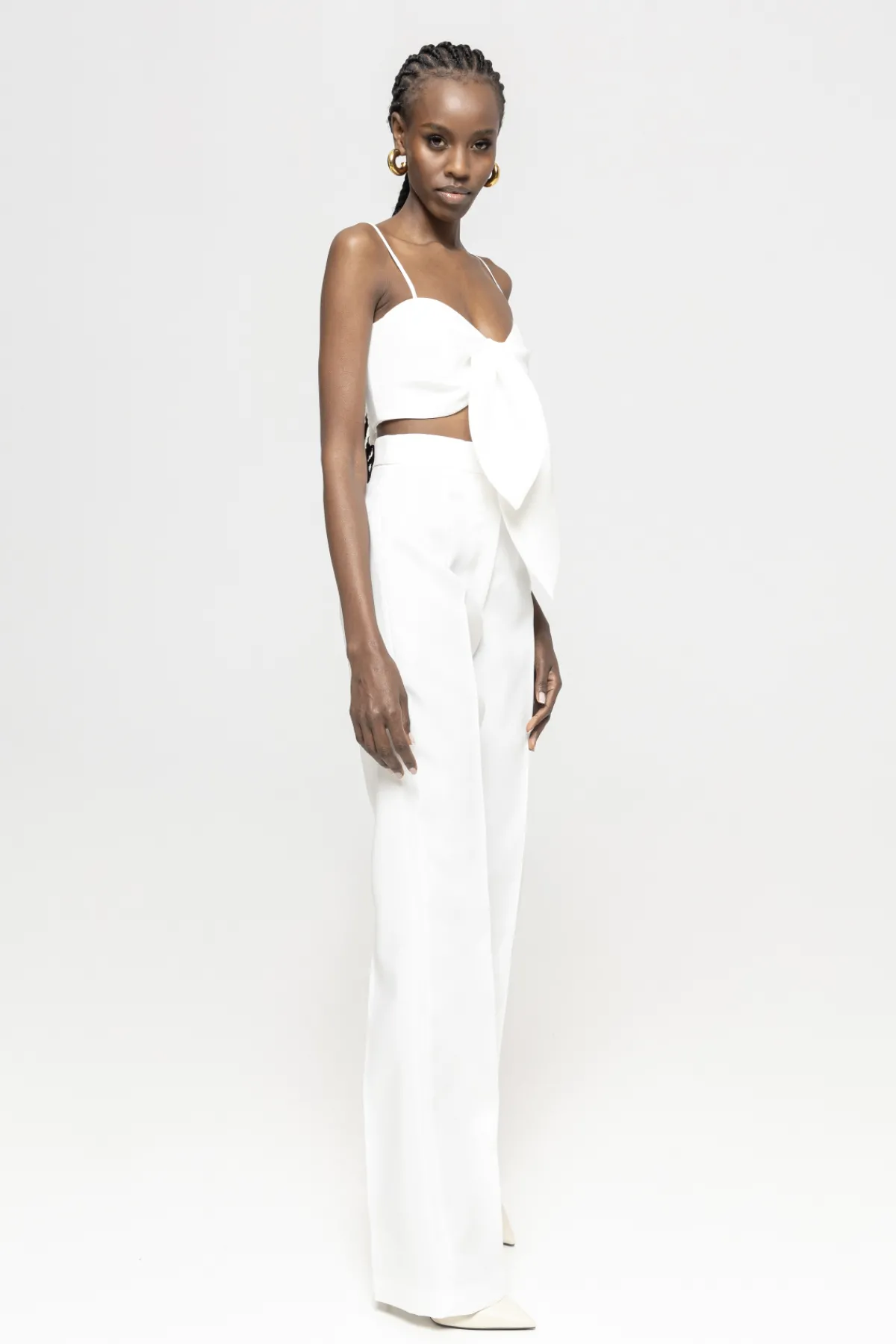 Hot High waisted taffeta pants Pants