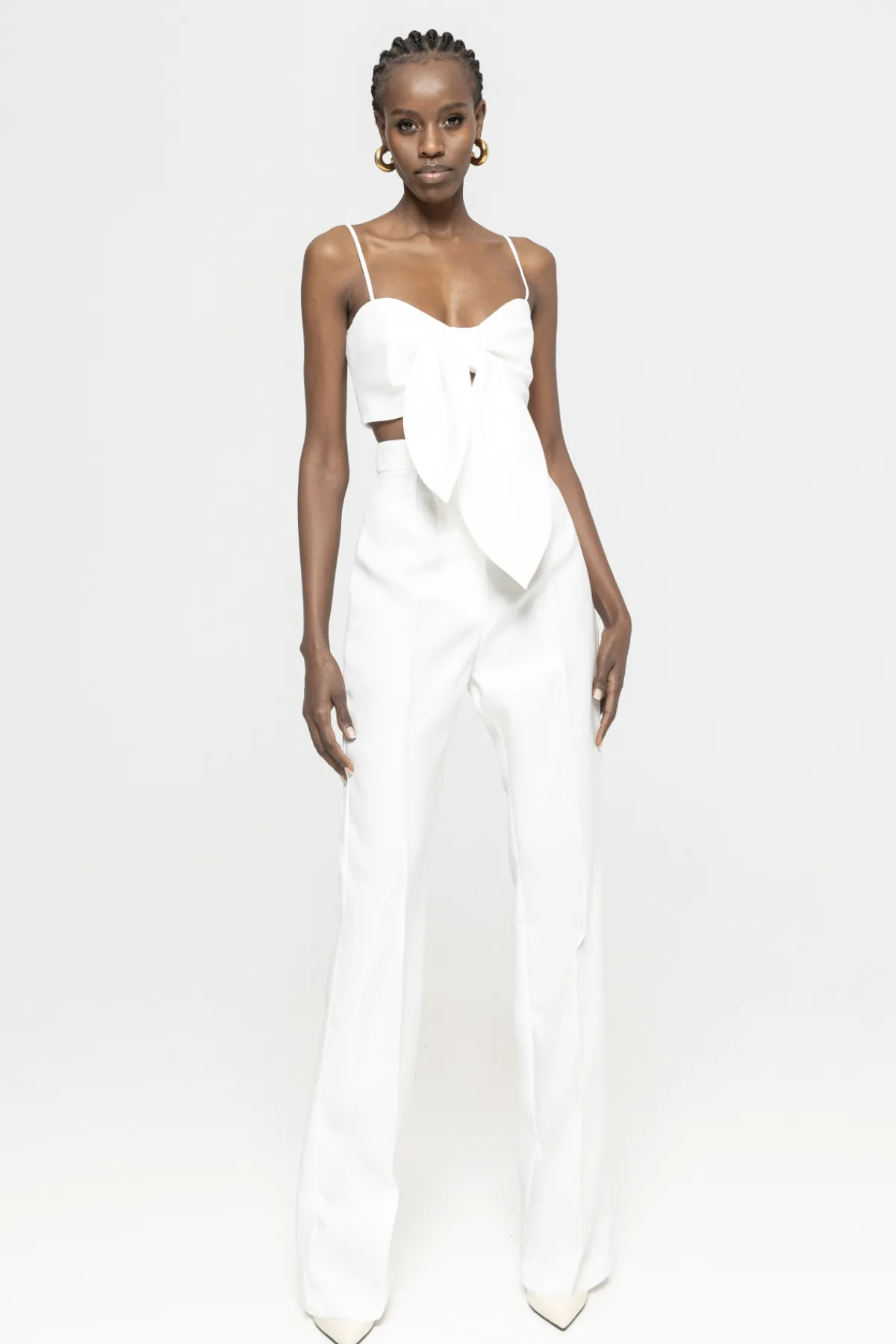Hot High waisted taffeta pants Pants
