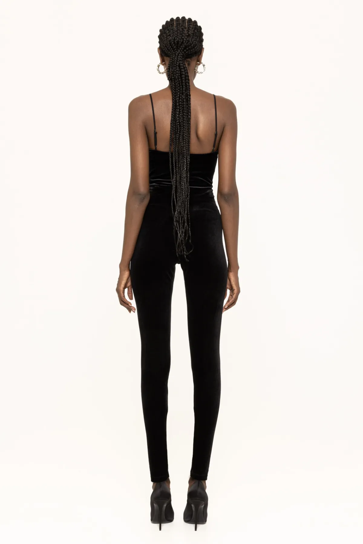 Online High waisted velvet leggings Pants