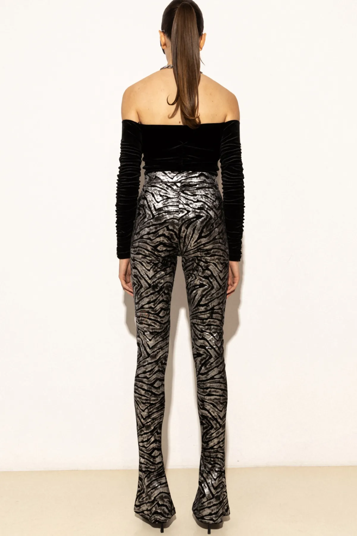 Clearance High waisted velvet pants Pants