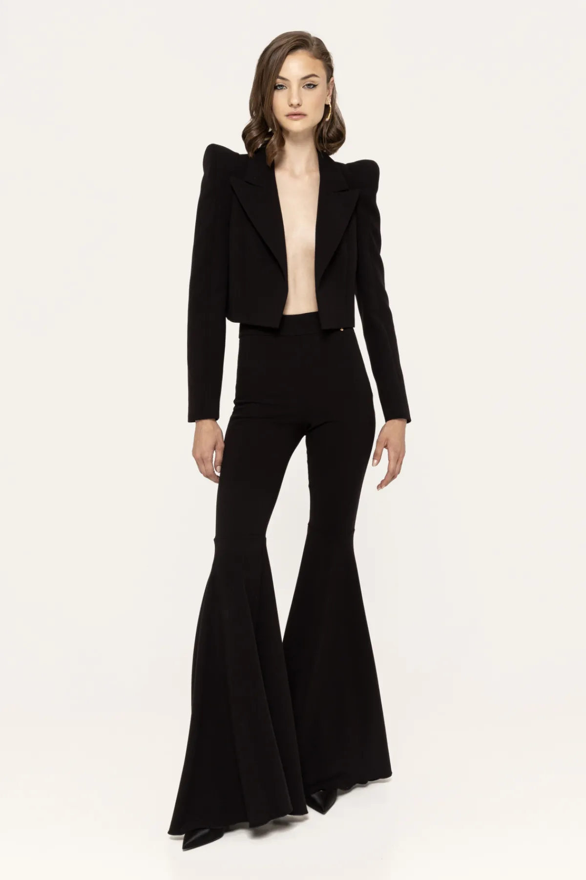 Store High-rise flared pants Pants