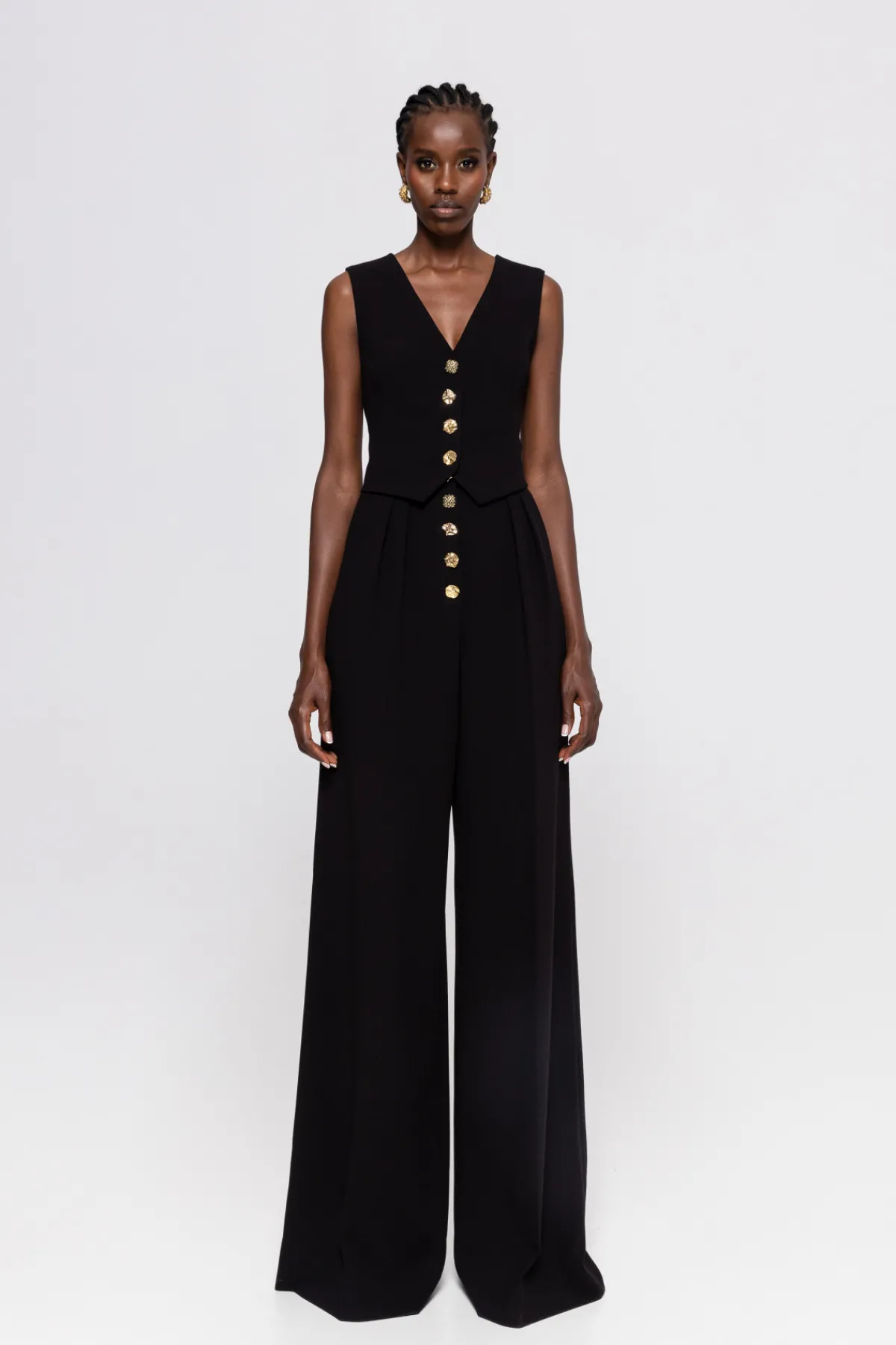 Sale High-rise wide leg pants Pants