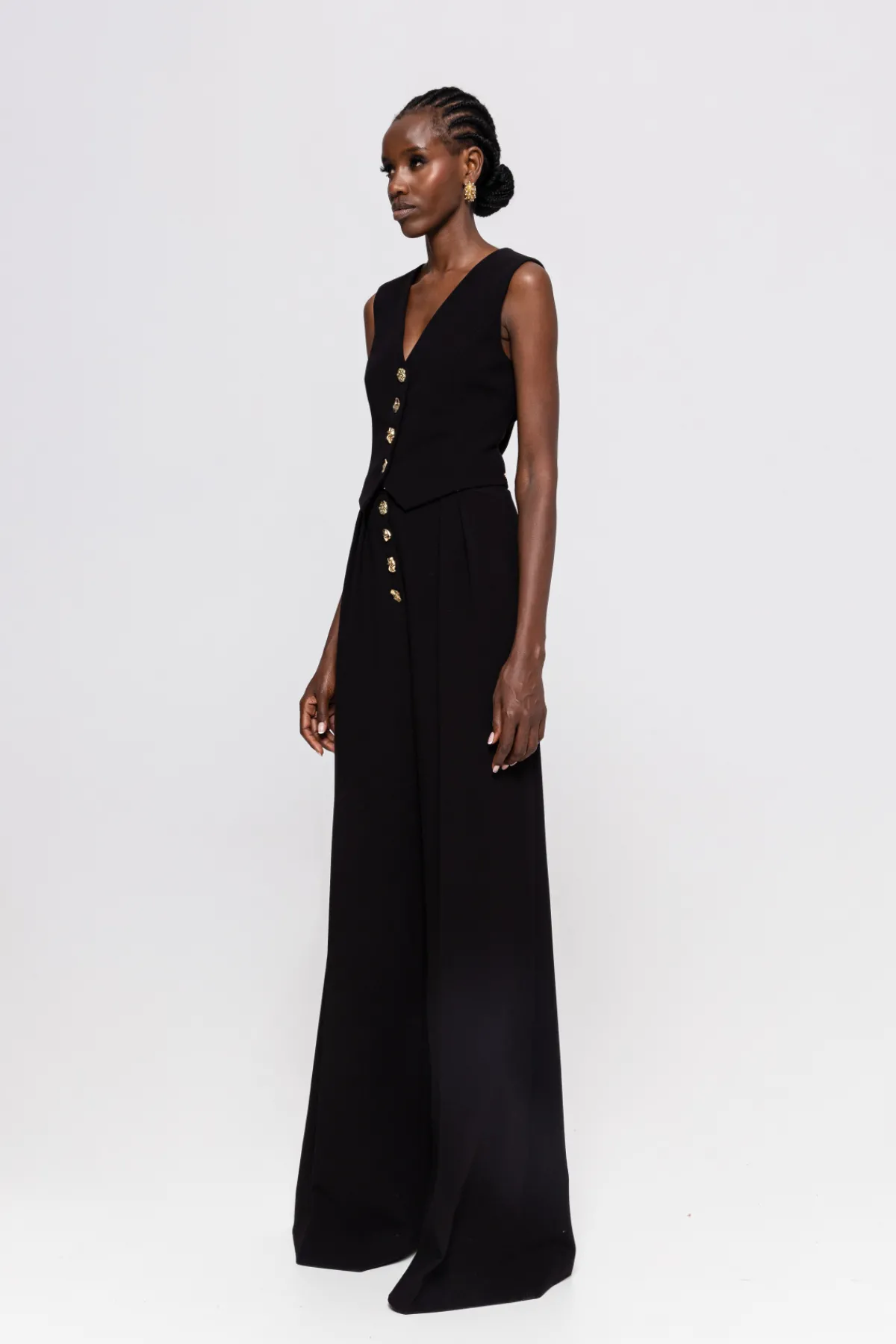 Sale High-rise wide leg pants Pants