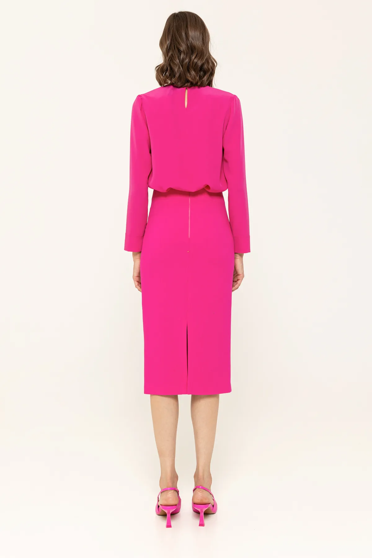 Fashion High-waisted buttoned skirt Skirts