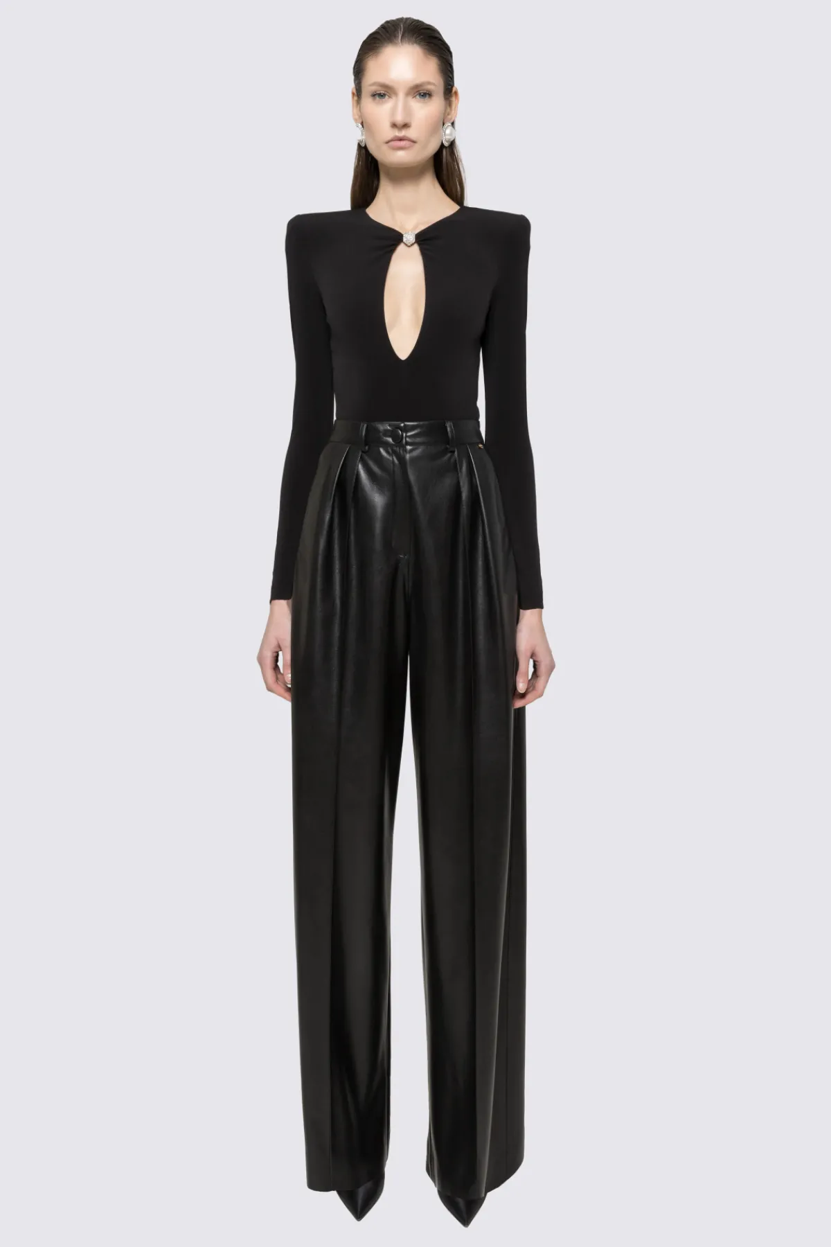 Store High-waisted faux leather pants Leather | Pants