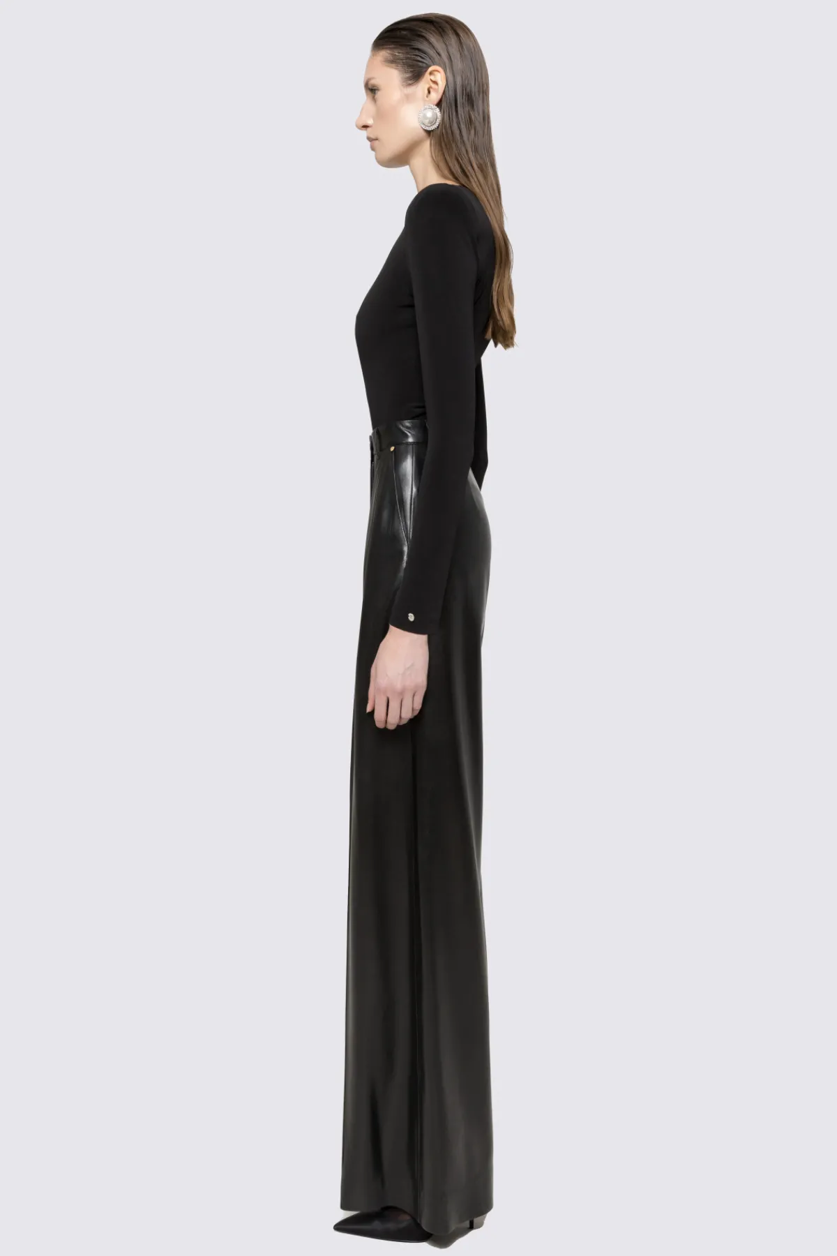 Store High-waisted faux leather pants Leather | Pants