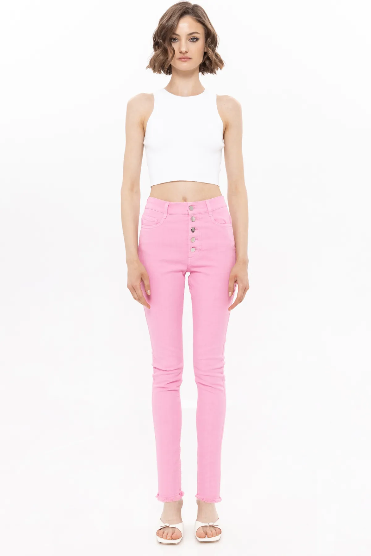 Best Sale High-waisted skinny jeans Denim | Pants